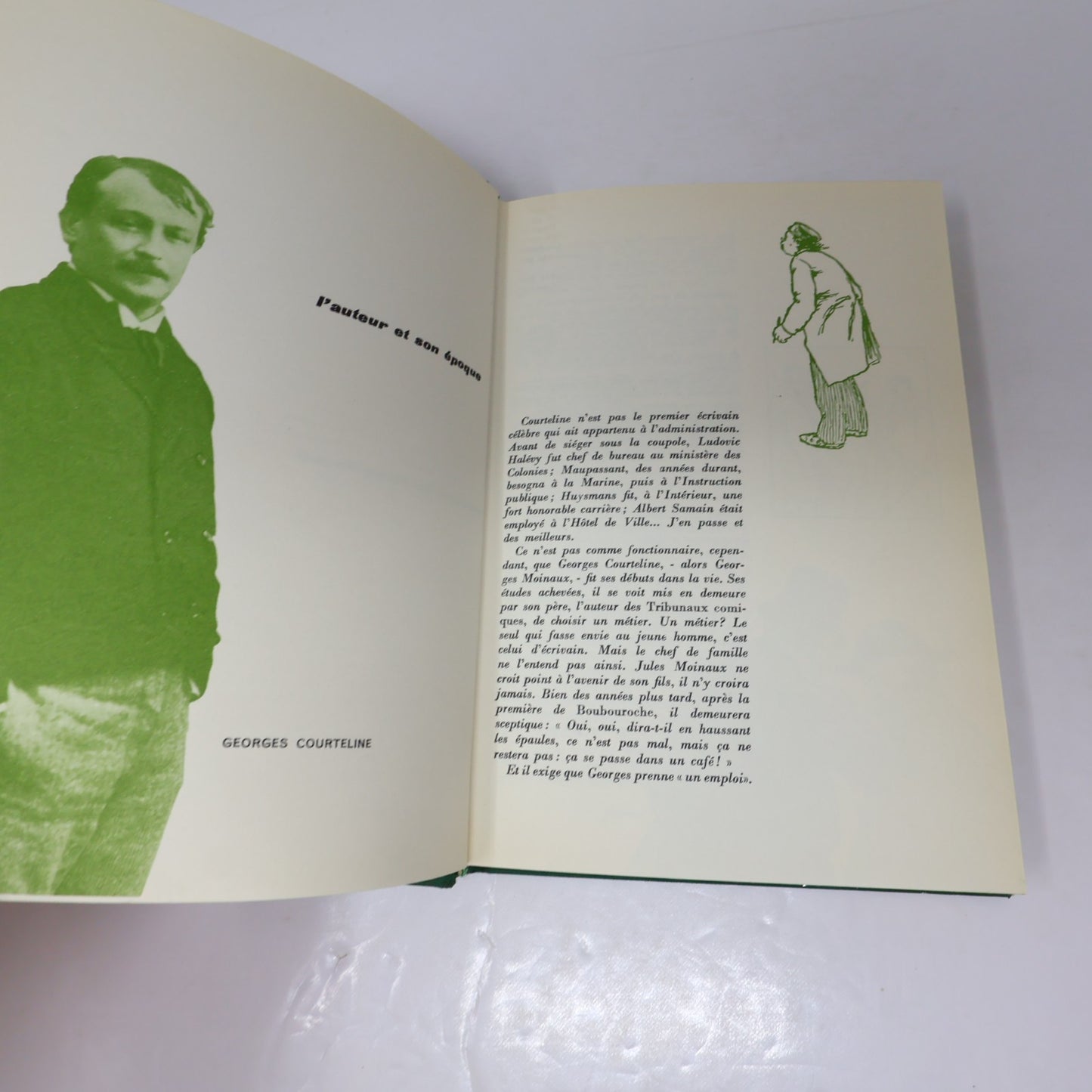 Messieurs les Ronds-De-Cuir Courteline Les Flammes Flammarion 1958 HC Numéroté