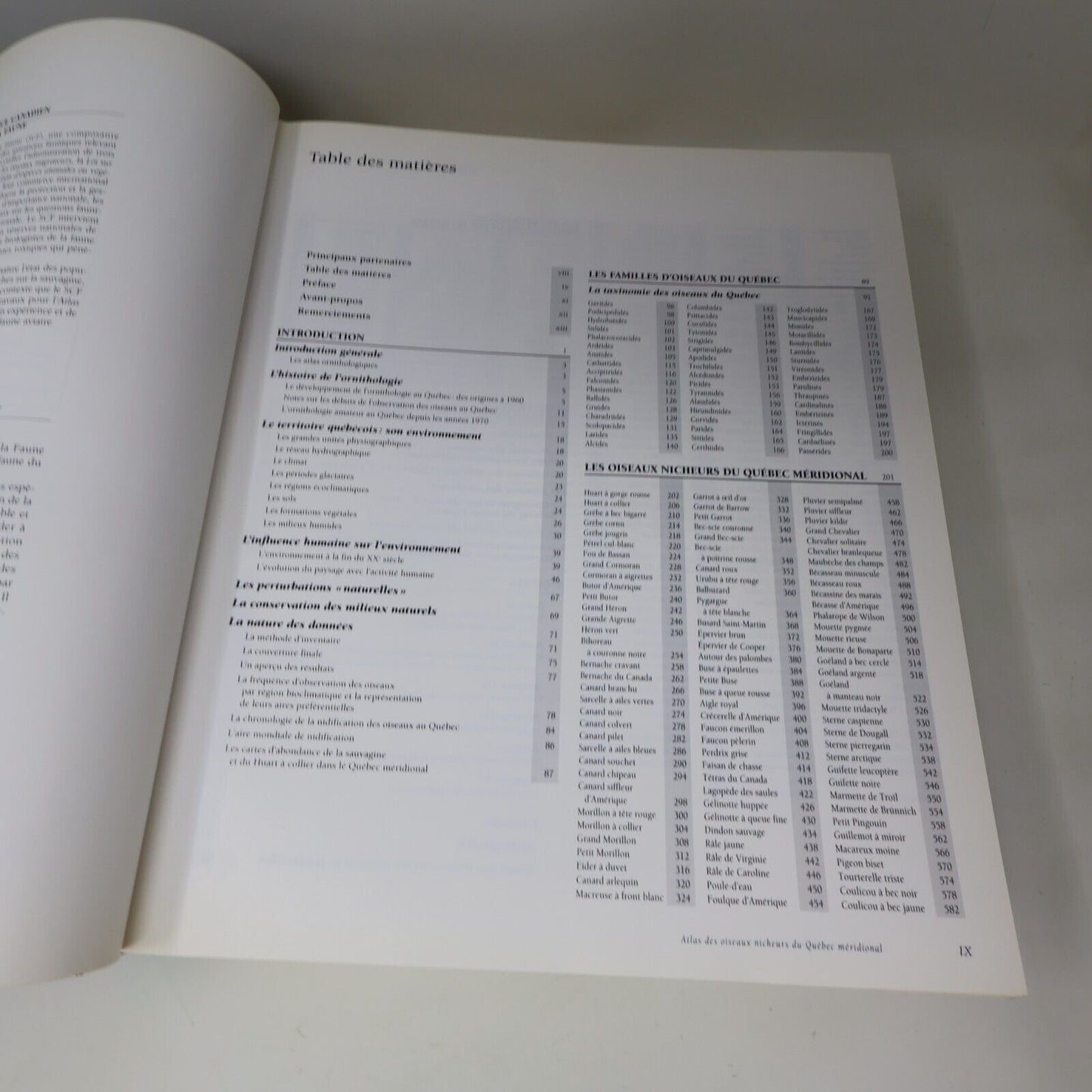 1996 Les Oiseaux Nicheurs du Québec Jean Gauthier Yves Aubry Atlas Nature Livre