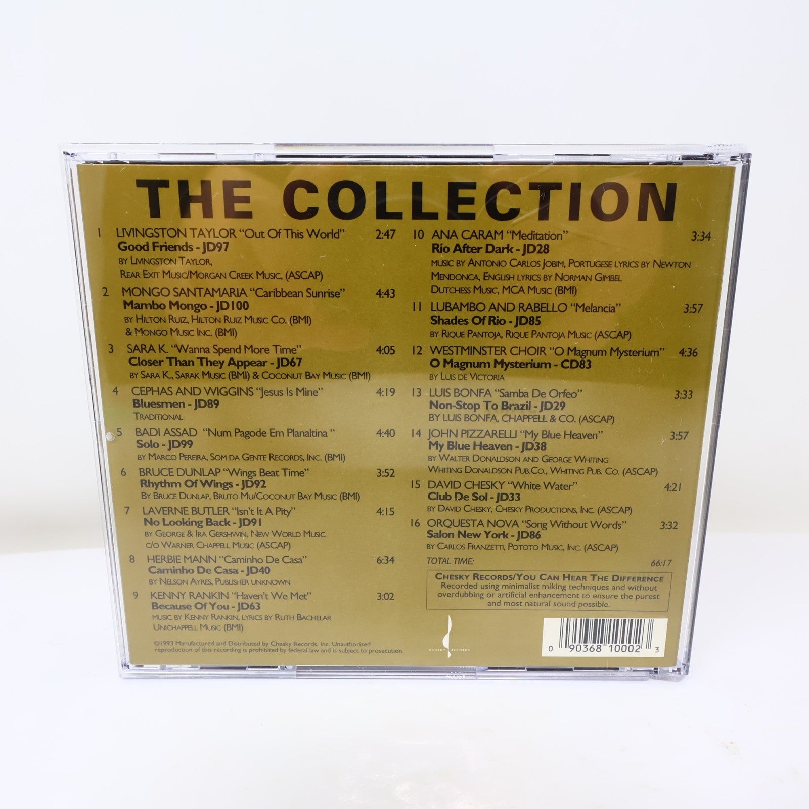 Chesky Records the Collection CD Jazz Latin Livingston Taylor/Mongo Santamaria
