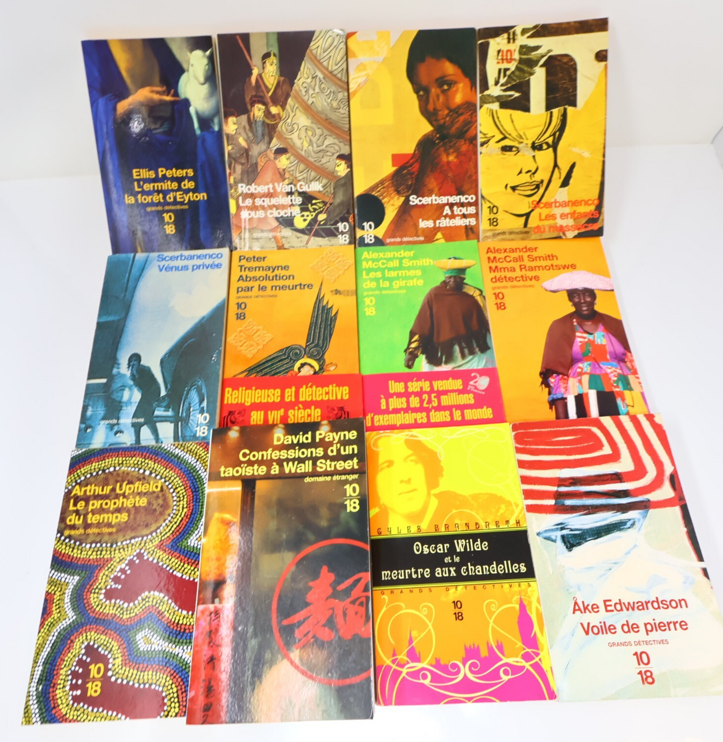 Crime et Mystère Lot 20 Livres 10/18 Tremayne/Edwardson/Upfield/Collins/Frazer
