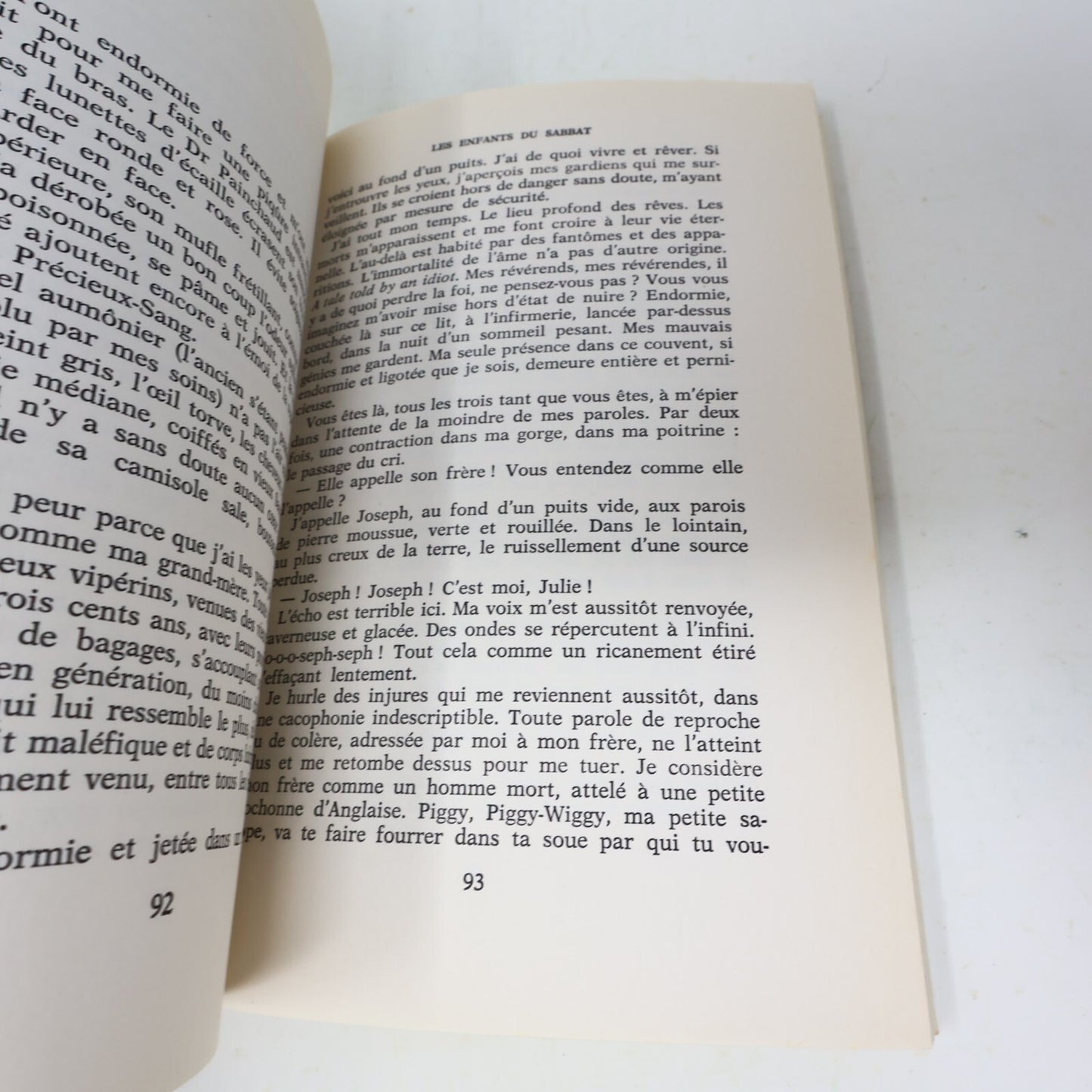 Anne Hébert Lot 2 Livres Kamouraska/Les Enfants du Sabbat Littérature Québécoise