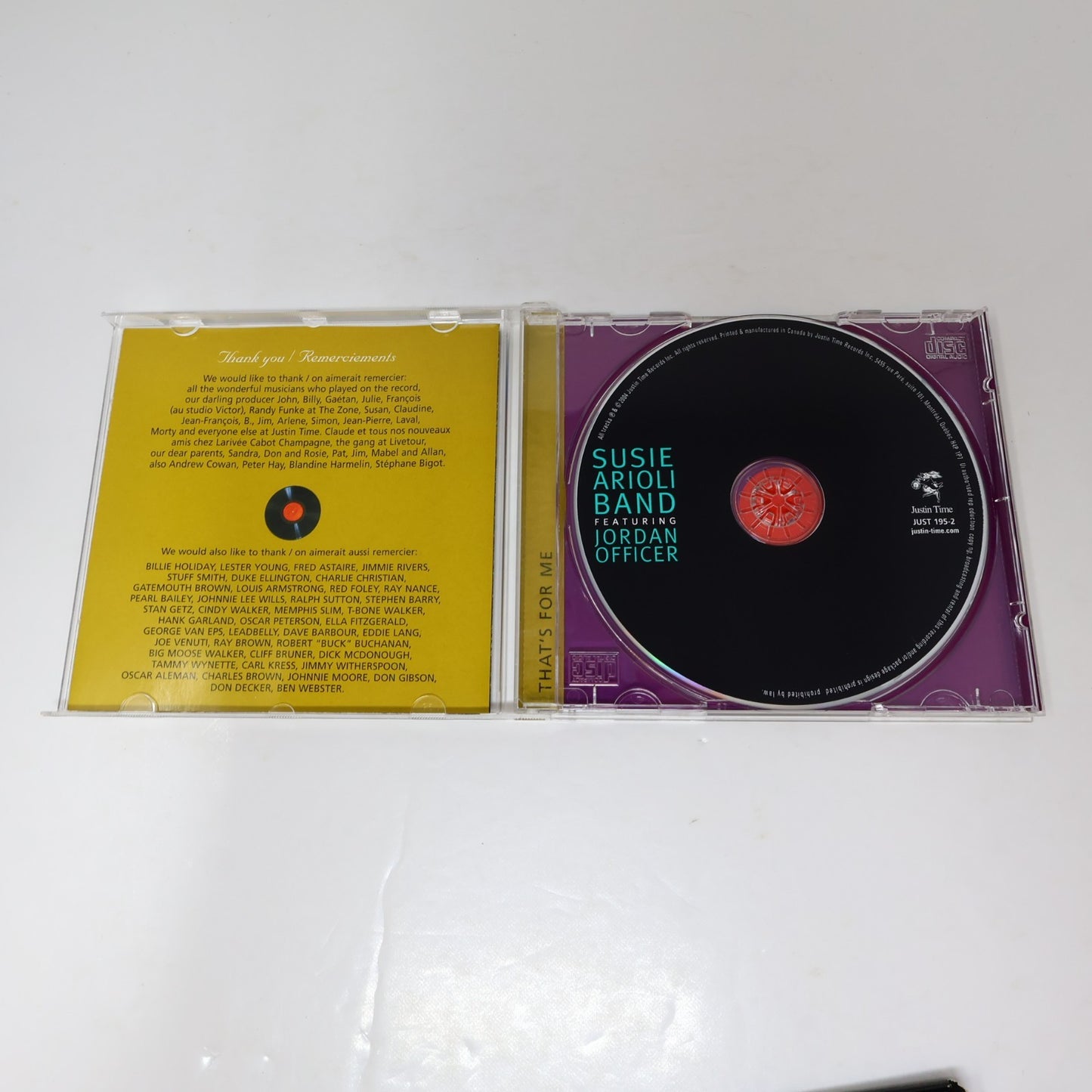 Susie Arioli Band/Jordan Officer 3 CD Lot That's For Me/All The Way/Pennies From