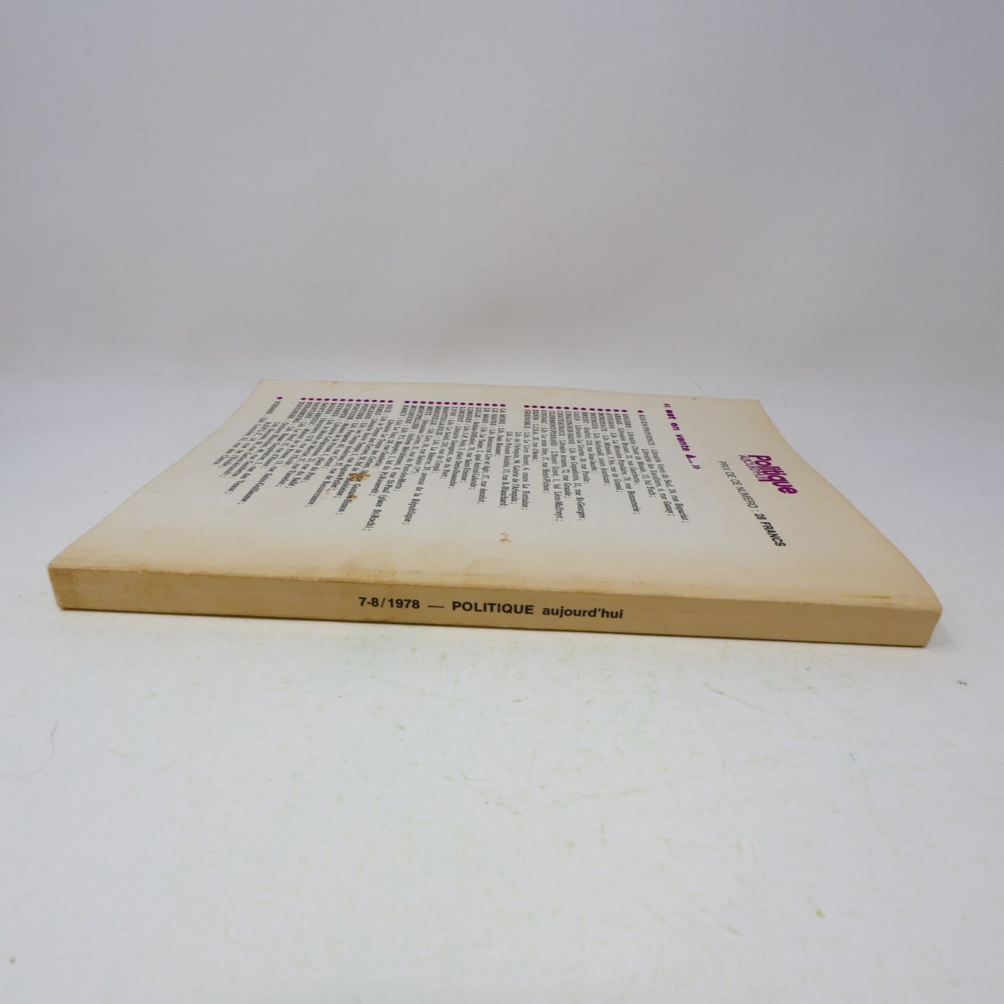 Politique d'Aujourd'hui #7-8 Québec de l'Indépendance au Socialisme 1978 Société