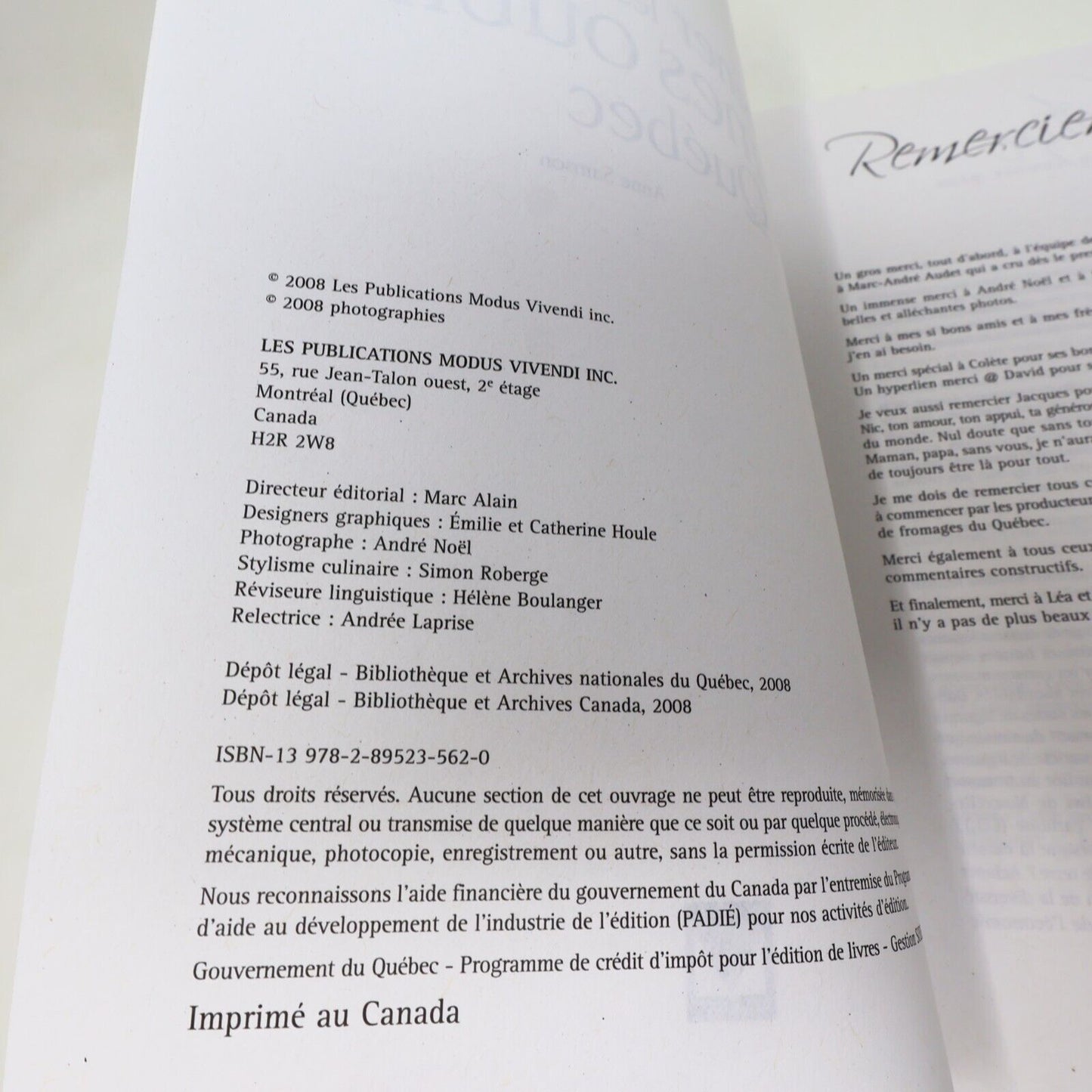2008 Cuisiner les Légumes Oubliés du Québec Anne Samson Recettes Modus Vivendi