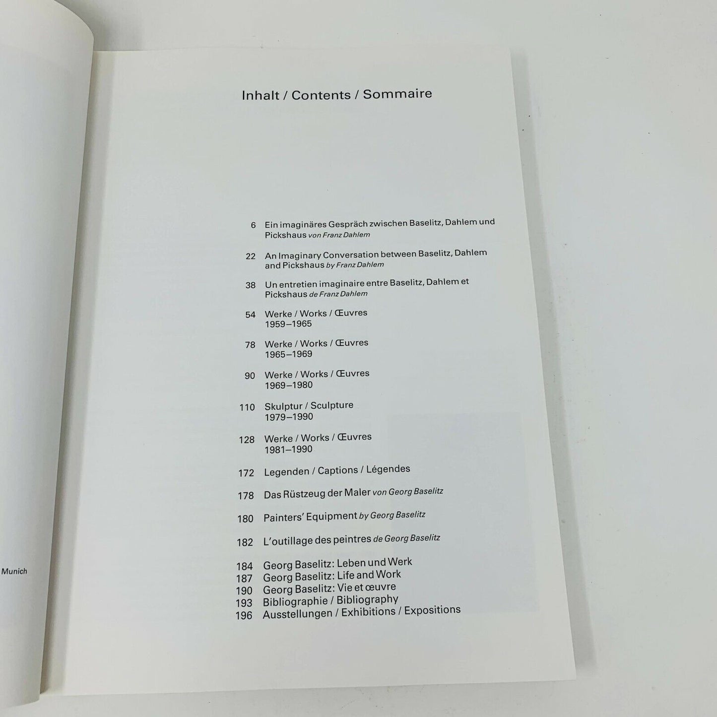 1994 Georg Baselitz by Franz Dahlem Tashen Paperback Art Work Paintings Book