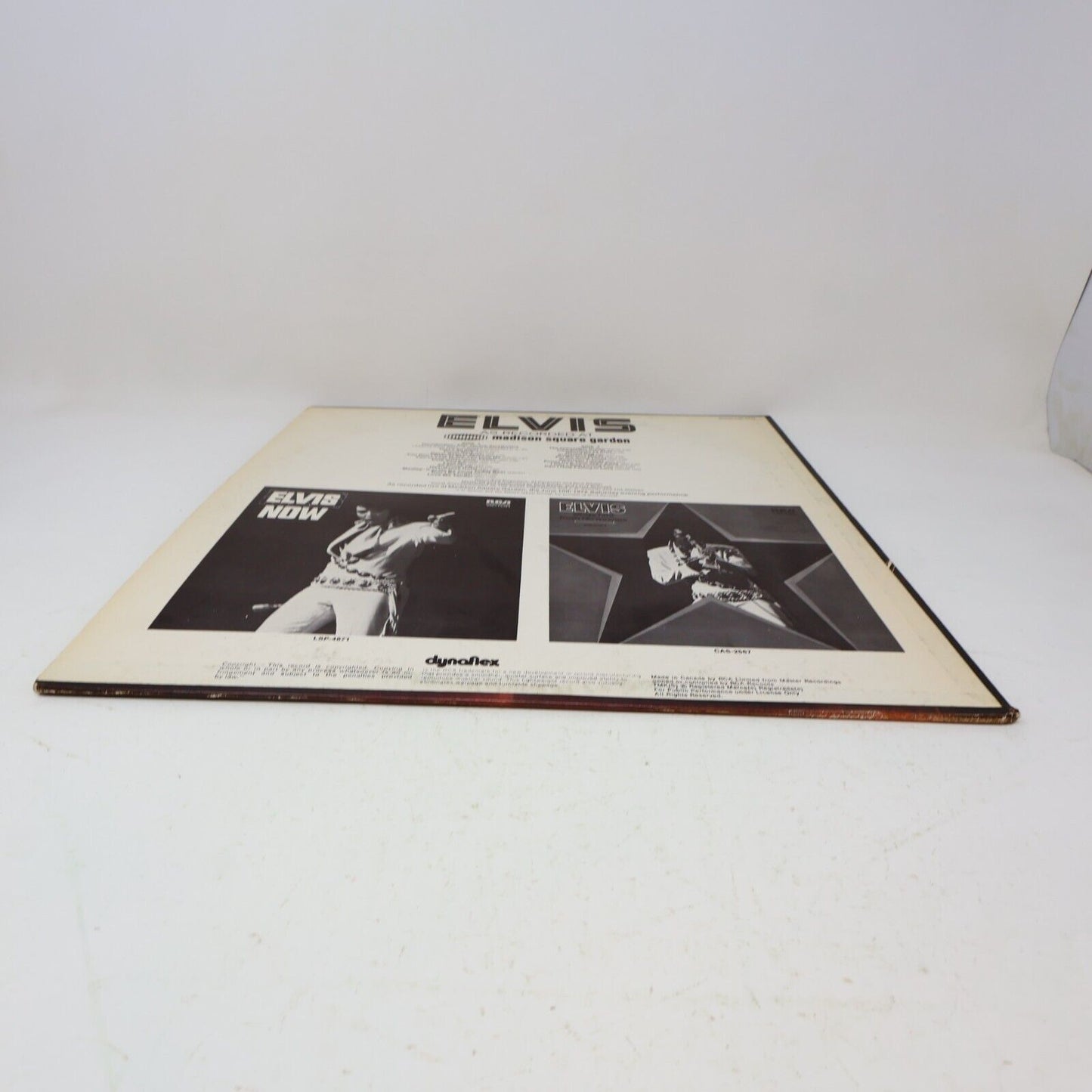 Elvis Presley Elvis As Recorded At Madison Square Garden LP Record 1972 LSP-4776