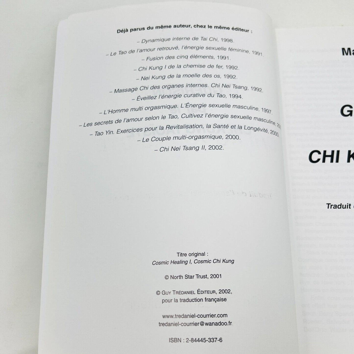 2002 Guérison par le Chi Kung Taoïste de Mantak Chia Français/French Trédaniel