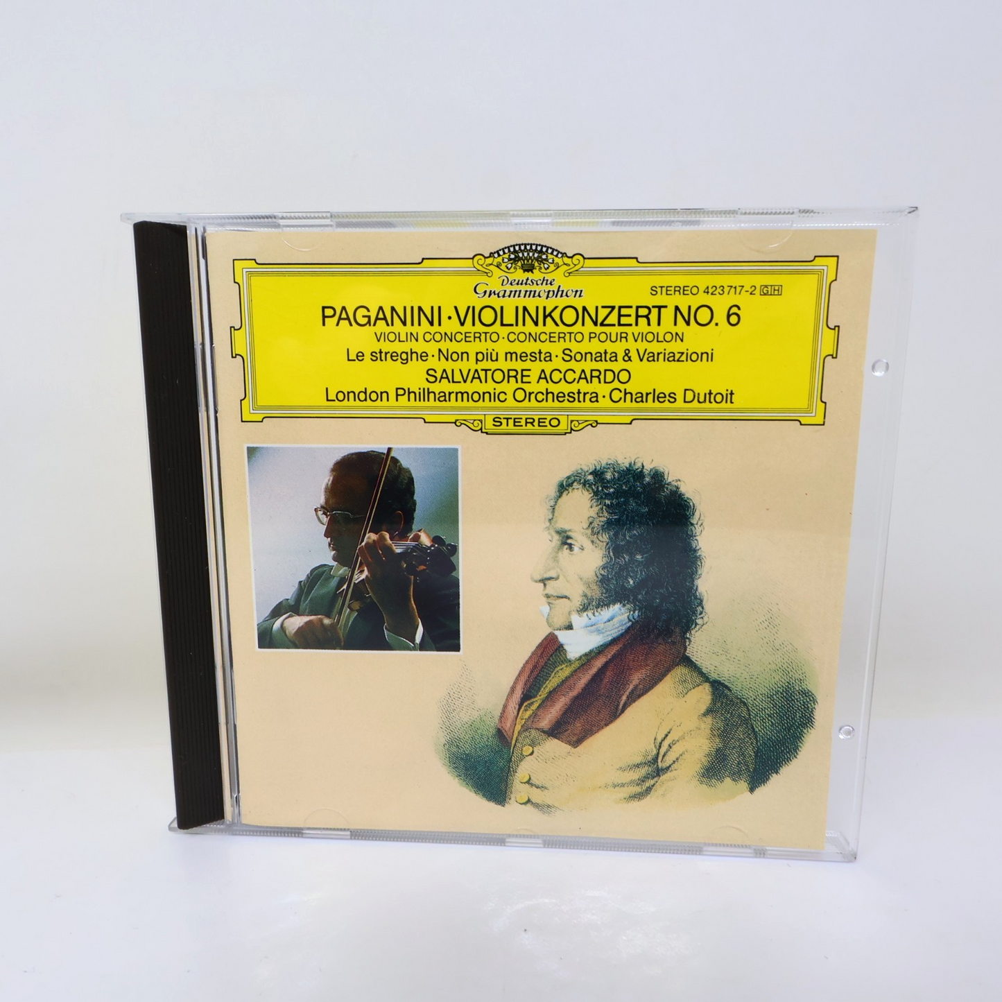 Paganini Violinkonzert/Violin Concerto #6 CD Paganini/Dutoit Deutsche Grammophon