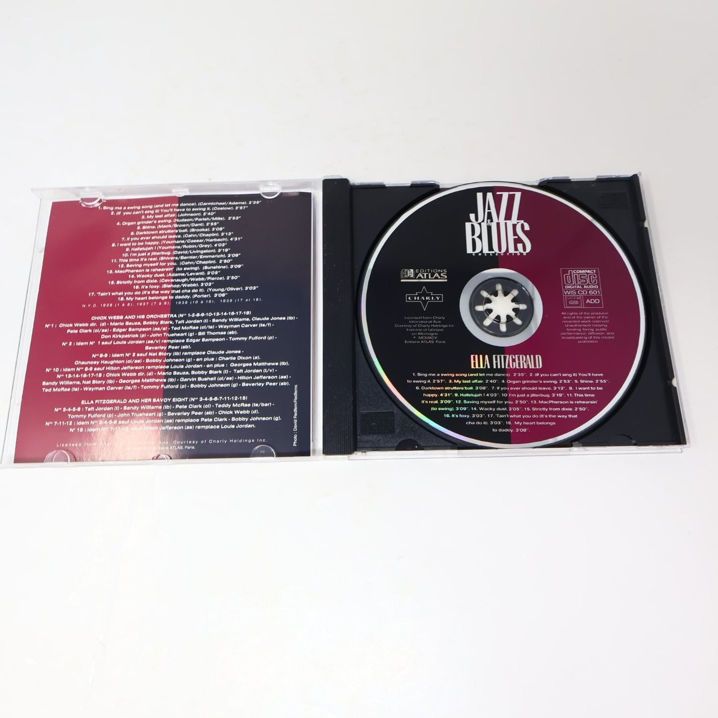 Ella Fitzgerald & Louis Armstrong Jazz Masters 24/Jazz & Blues 2 CD Lot