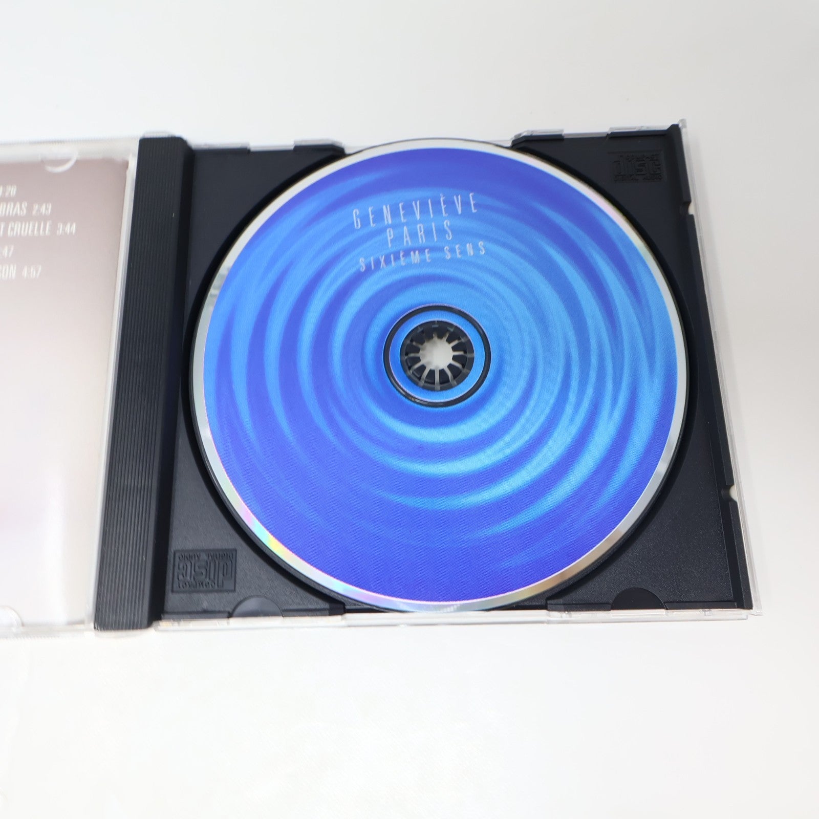 Sixième Sens Geneviève Paris CD Audiogram 1995 Français 1990S Music Chanson
