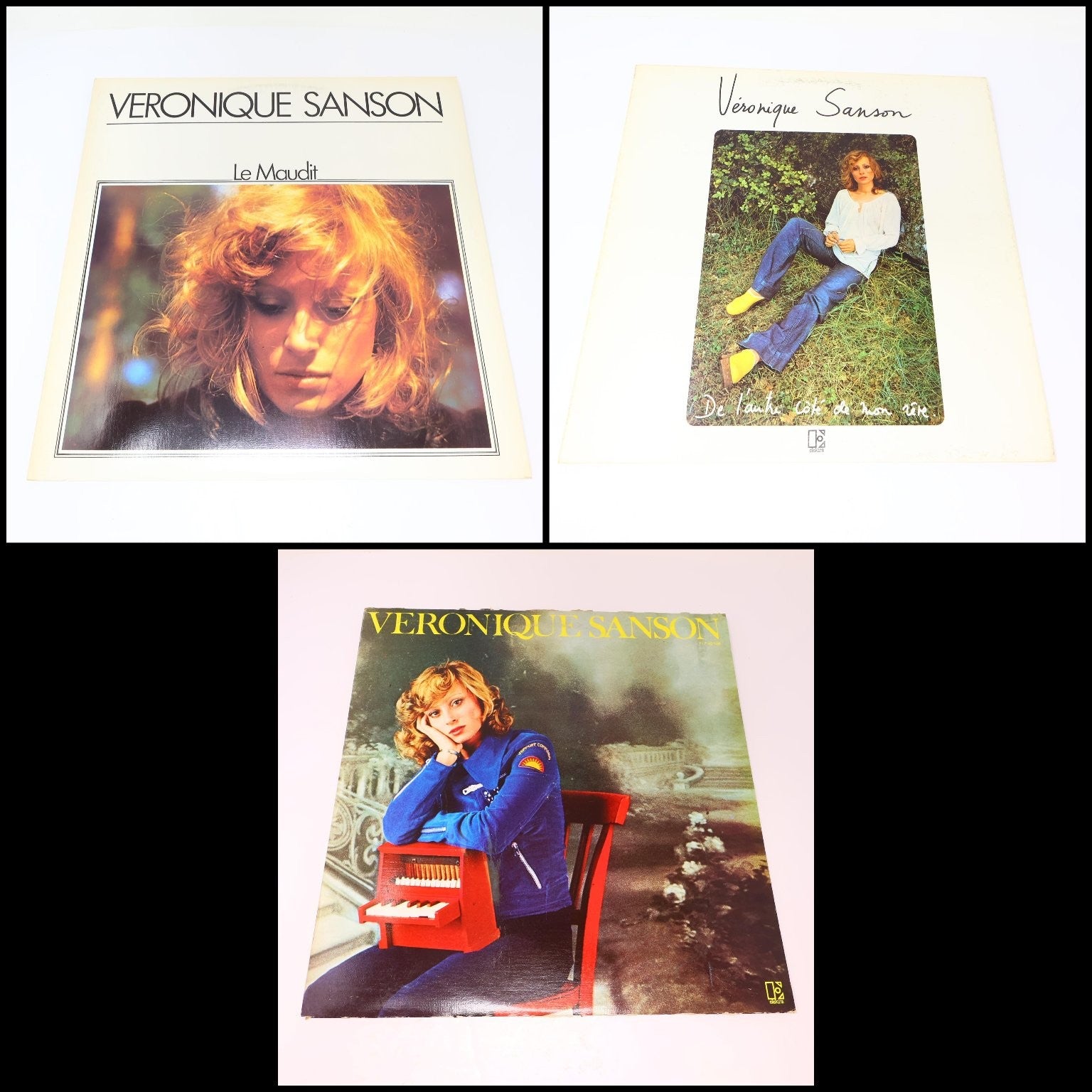 Veronique Sanson Lot 3 Disques Le Maudit/De L'Autre Côté De Mon Rêve 1972-74