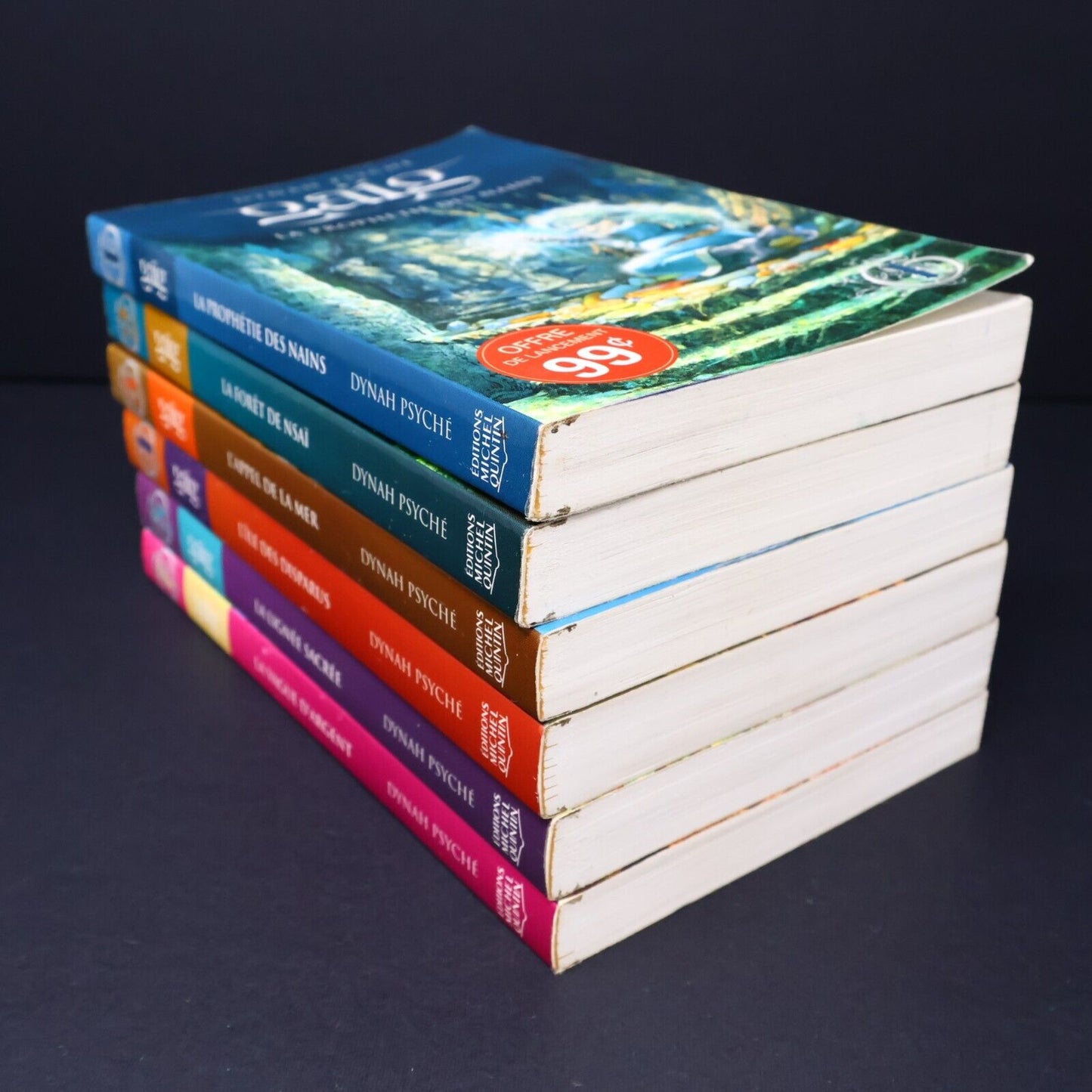 Lot 6 Livres Gaïg #1-5 7 de Dynah Psyché Éditions Michel Quintin Français French