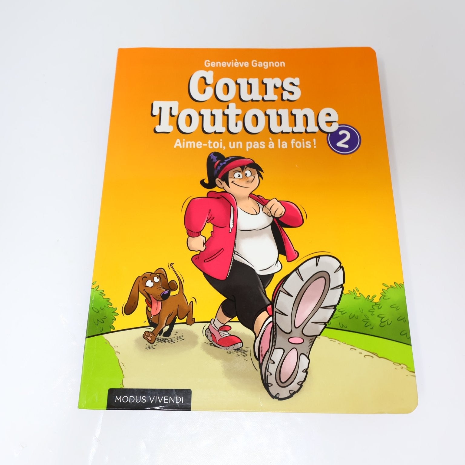 Cours Toutoune #1-2 Lot 2 Livres Geneviève Gagnon Motivation Humour Sport Modus