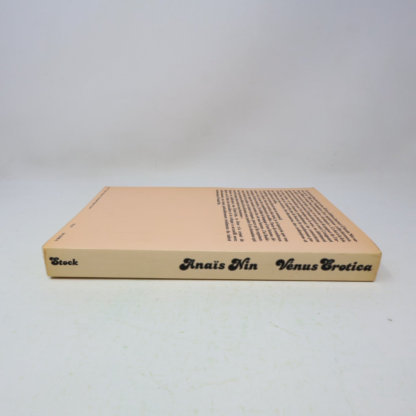 1978 Venus Erotica Anaïs Nin Stock Érotisme Roman Adultes Français Paperback 70s