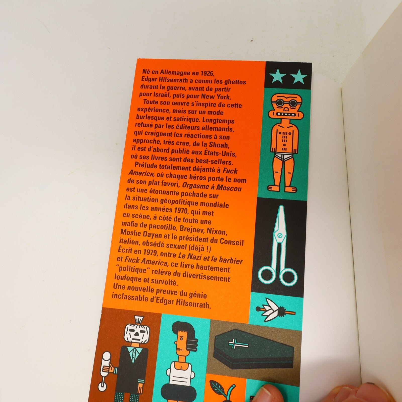 2013 Orgasme à Moscou Edgar Hilsenrath Espionnage Humour Attila Français Livre