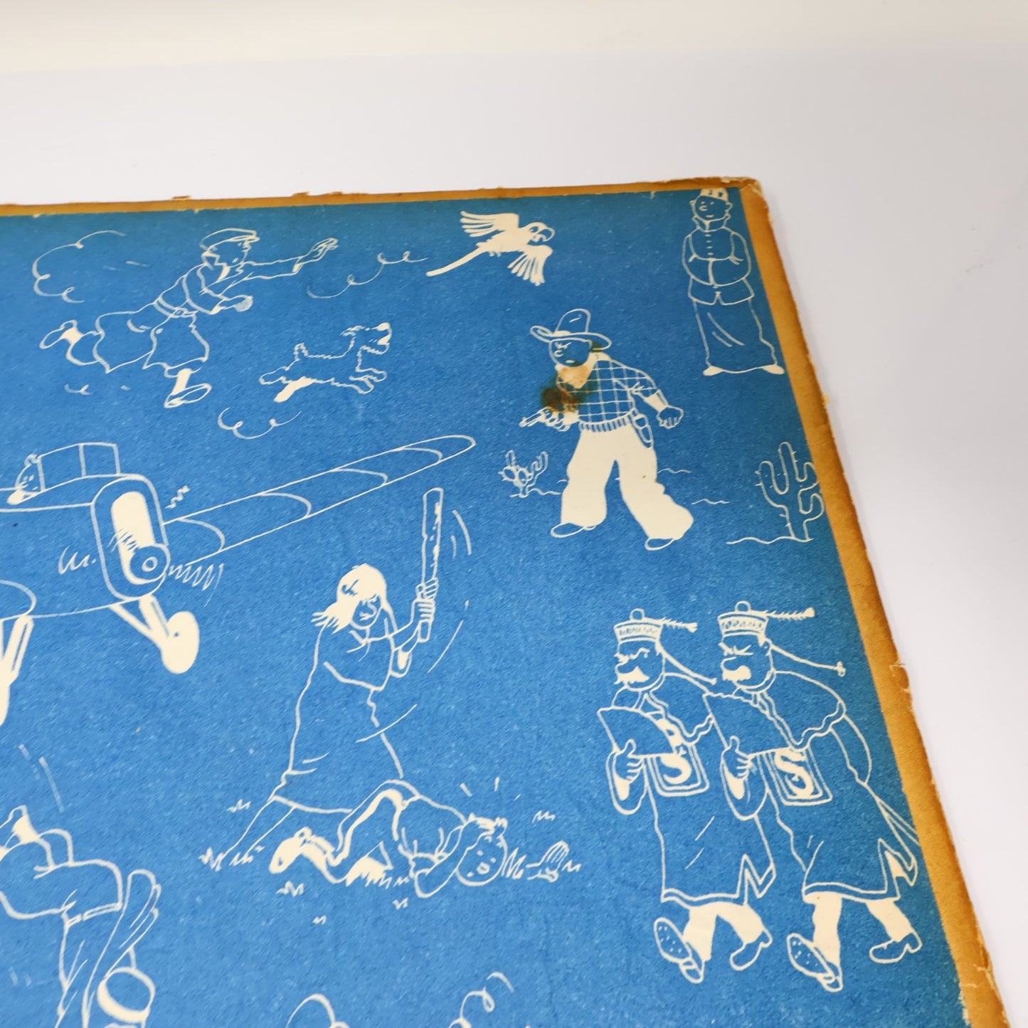 Tintin Le Lotus Bleu Hergé Casterman 1951 B5 Bande Dessinée Français/French HC