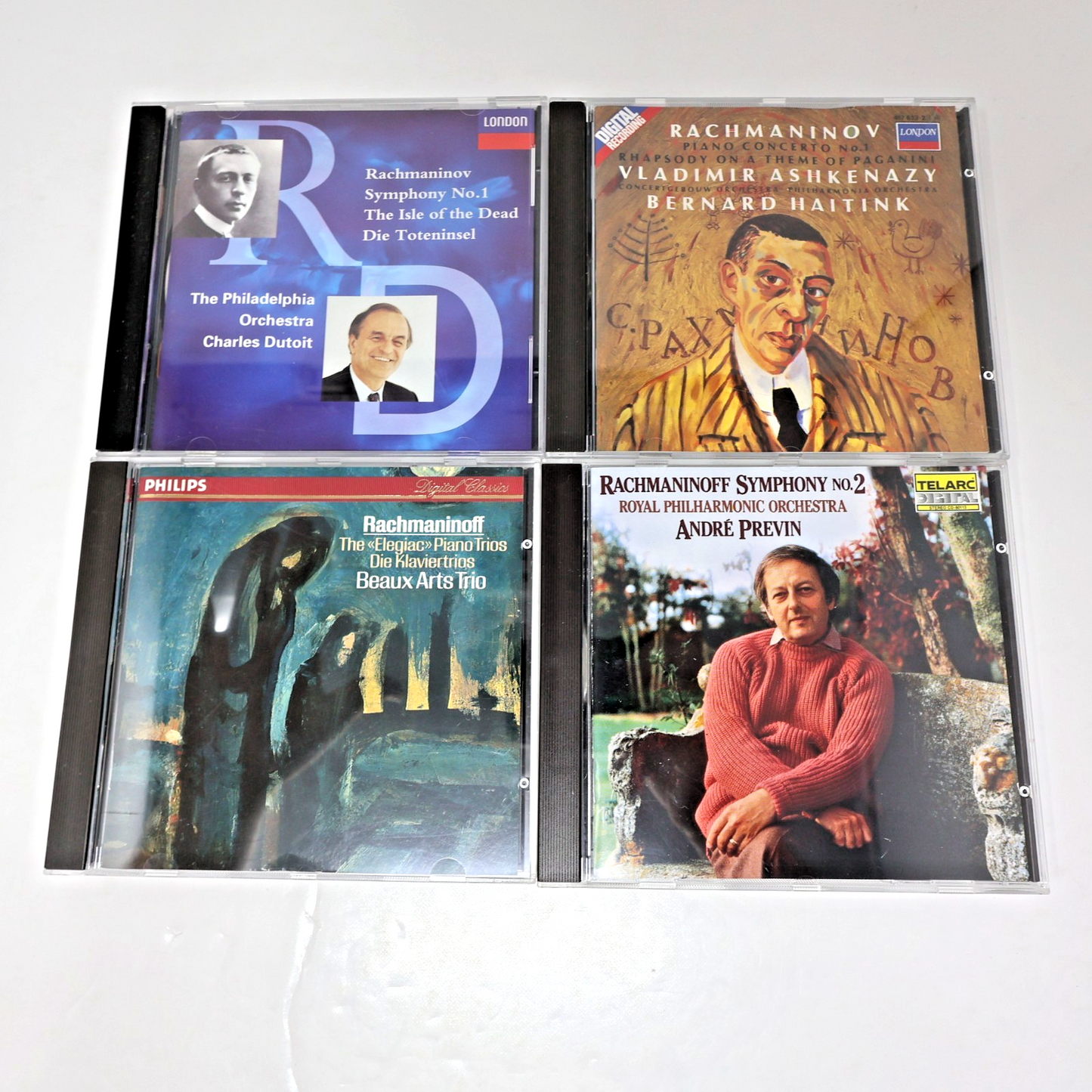 Rachmaninov 10 CD Lot Ashkenazy/John Browning/Helfgott/Haitink/Dutoit/Prévin