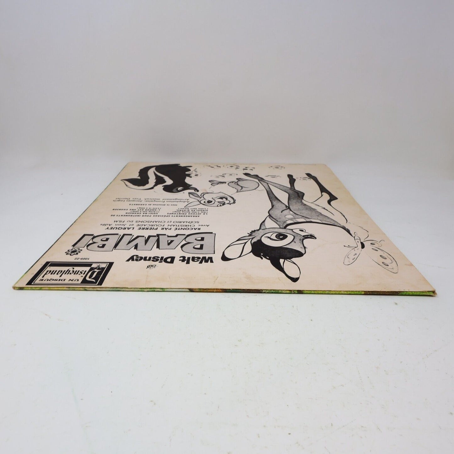 Walt Disney Bambi Raconté par Pierre Larquey LP Disque DF-1009 Français French