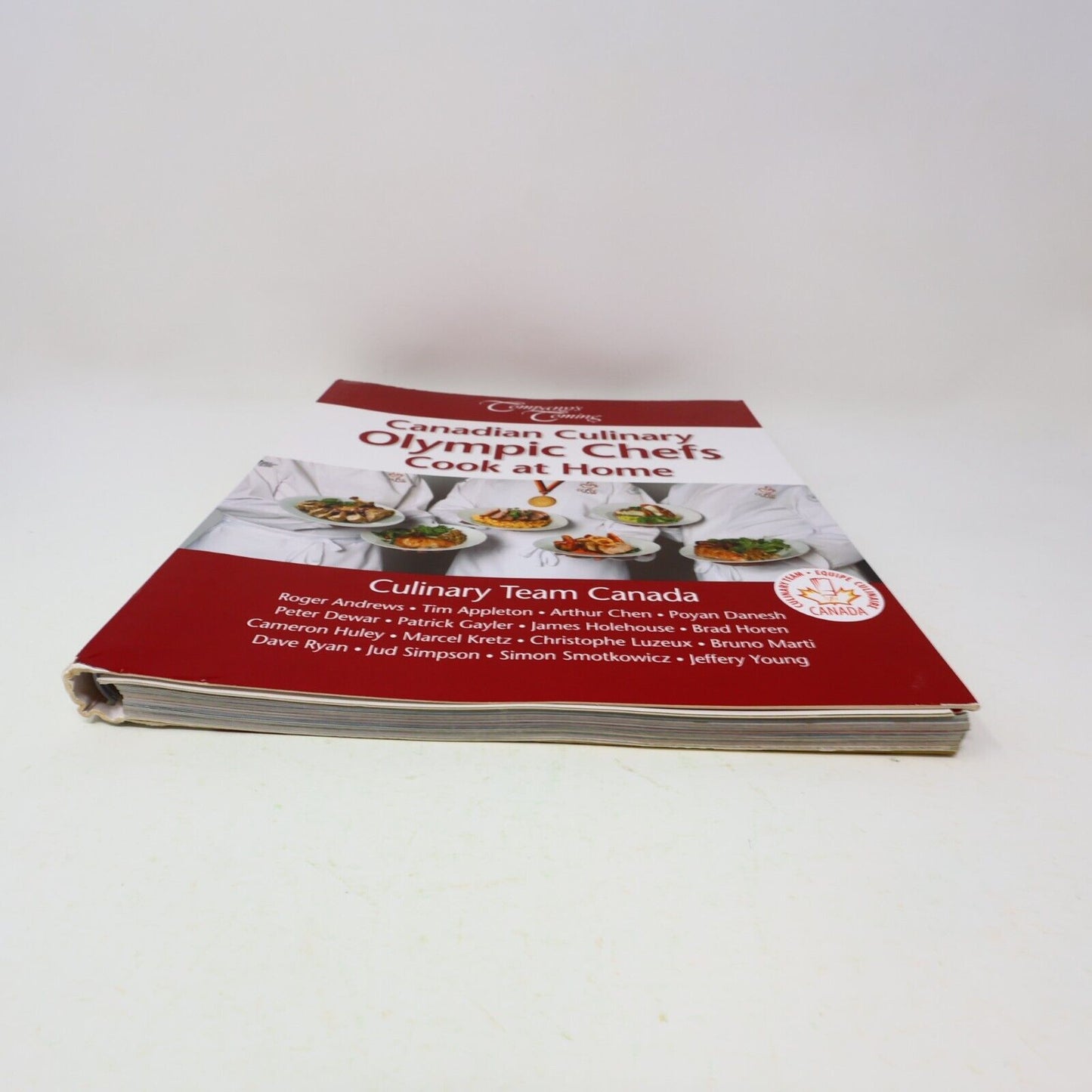 2012 Canadian Culinary Olympic Chefs Cook At Home Cookbook Company's Coming PB
