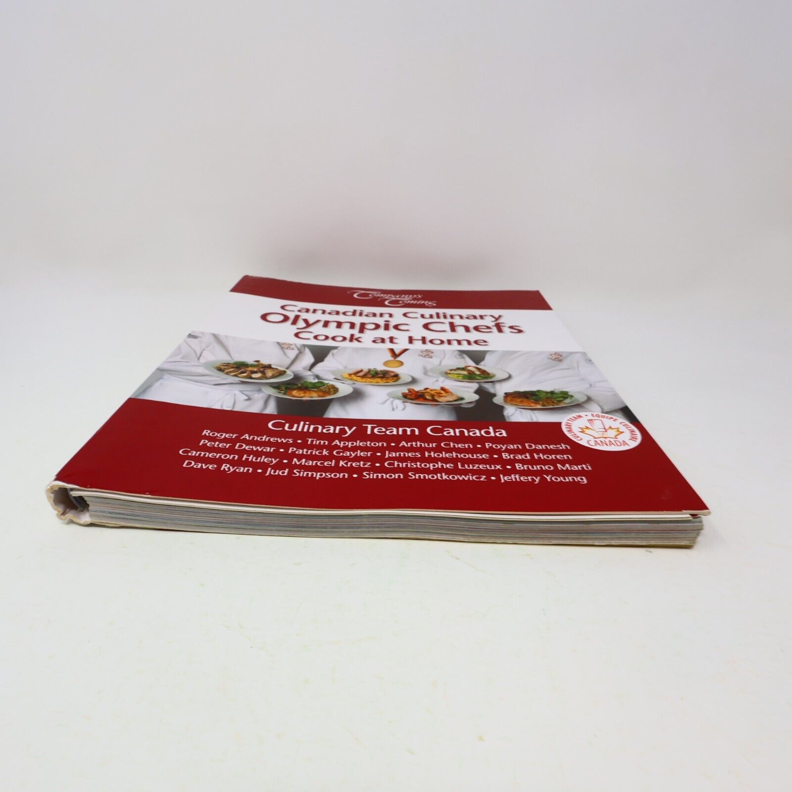 2012 Canadian Culinary Olympic Chefs Cook At Home Cookbook Company's Coming PB