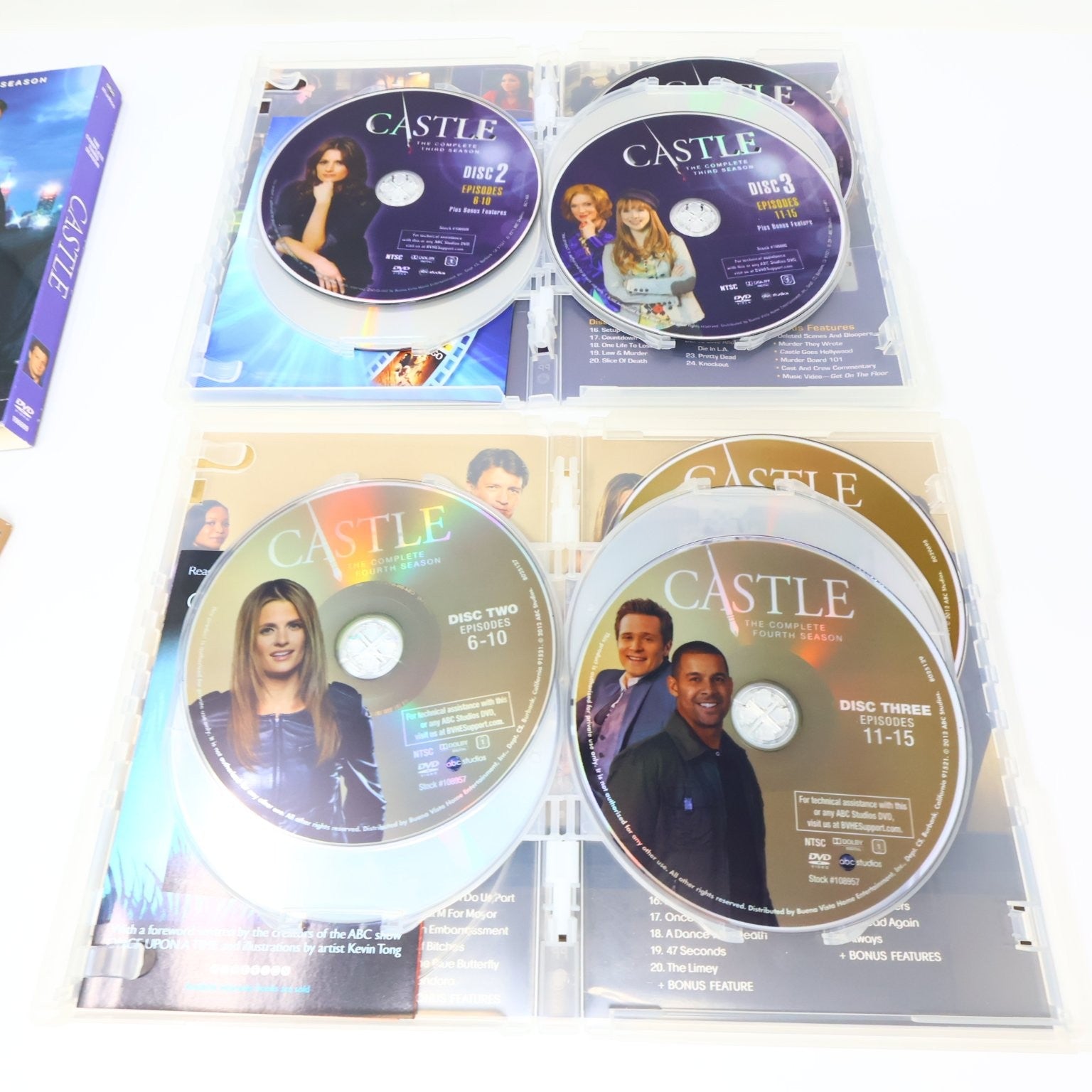 Castle 6 DVD Lot Seasons #1-6 2009-2014 Stana Katic Nathan Fillion NTSC Region 1