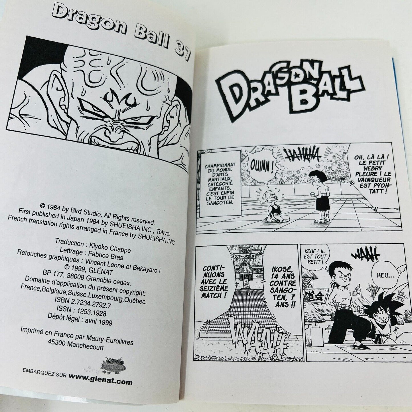 6x Dragon Ball Glénat #37-42 Lot Mangas Akira Toriyama Kaio Shin 90-2000s French