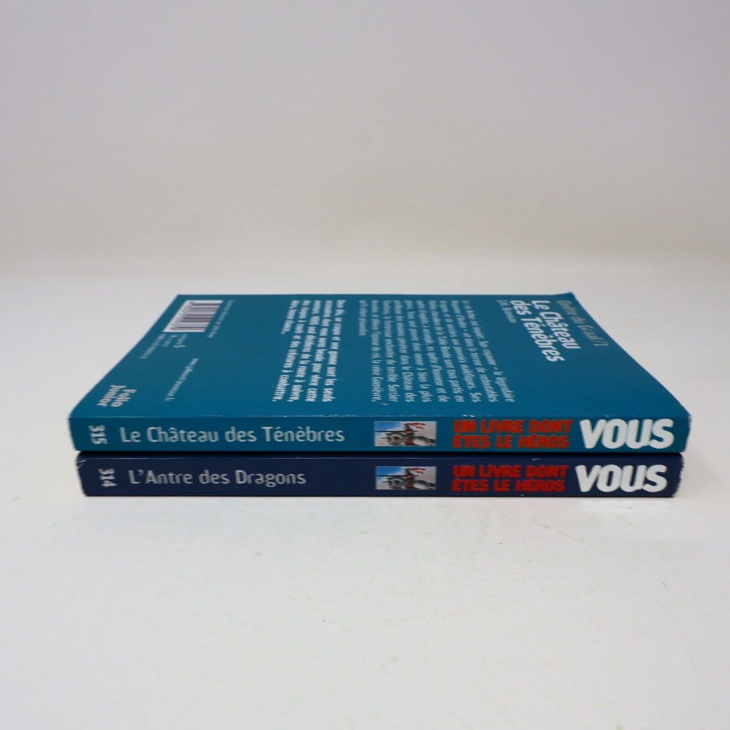 Le Château des Ténèbres/L'Antre des Dragons La Quête du Graal #1-2 Lot LDVELH