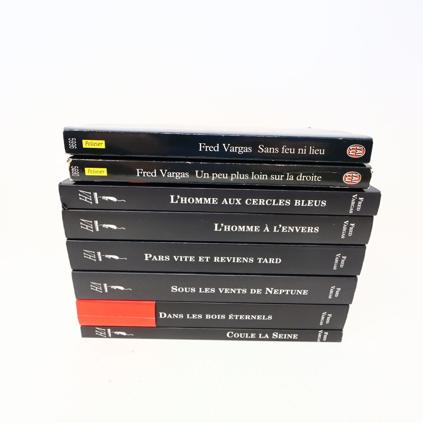 Fred Vargas Lot 8 Livres Pars Vite et Reviens Tard/Coule la Seine Français 2000s