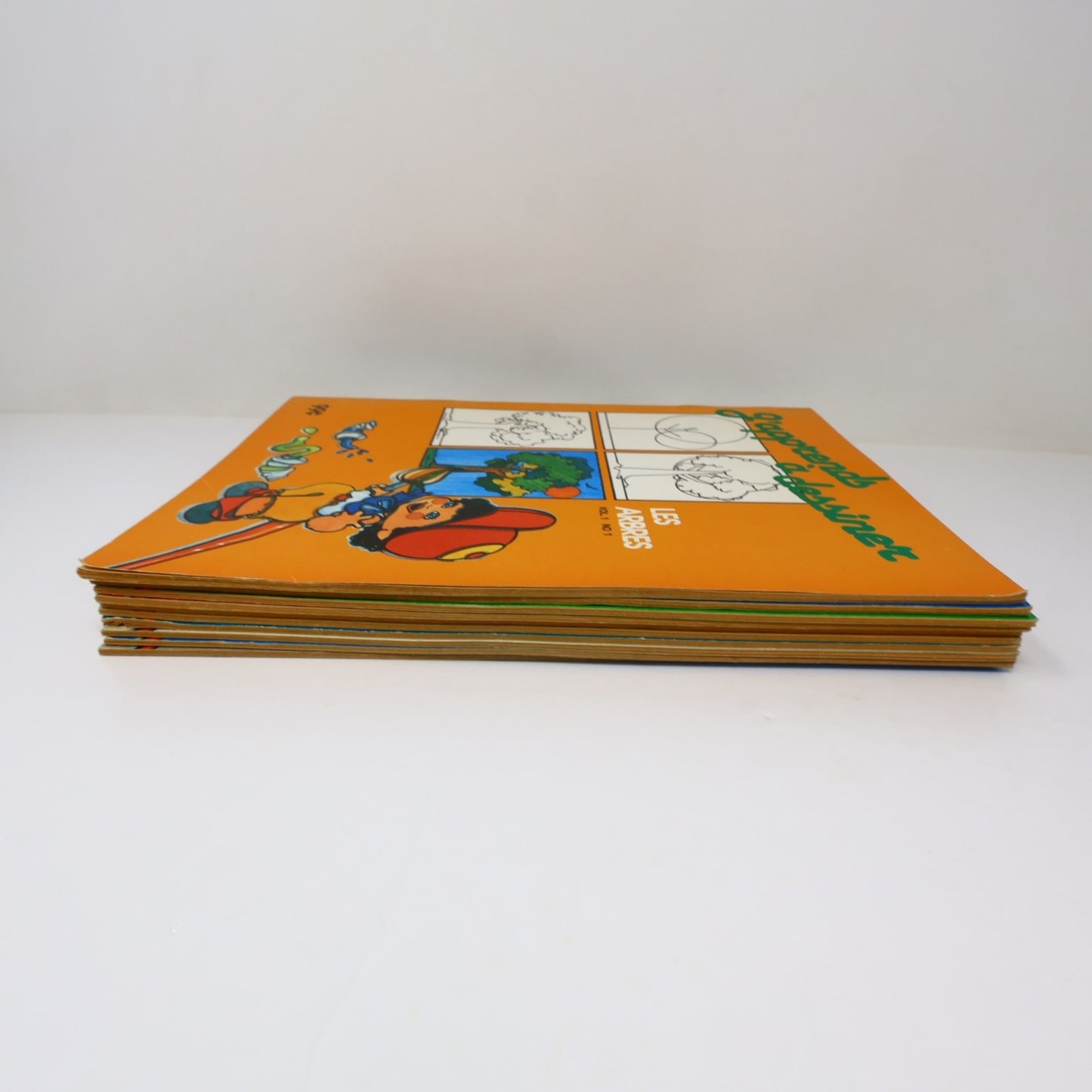 J'Apprends à Dessiner #1-10 Lot 10 Livres à Colorier Québec Agenda Complète 1984