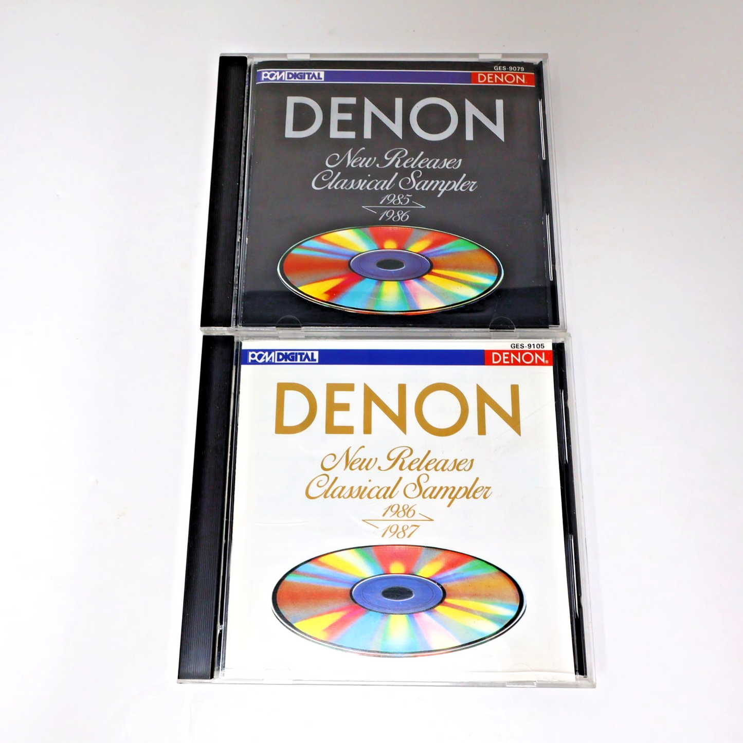 Denon New Releases Classical Sampler 1985/1986-1986/1987 2 CD Lot GES-9079 Promo