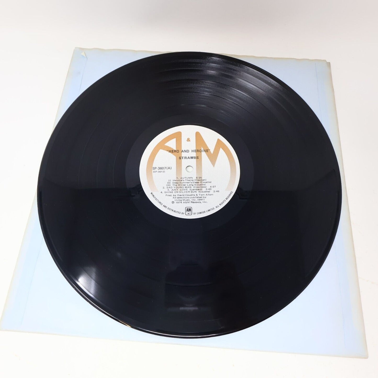 Strawbs Hero And Heroine LP Record Vinyl 1974 Canada A&M Records SP-3607 1970s