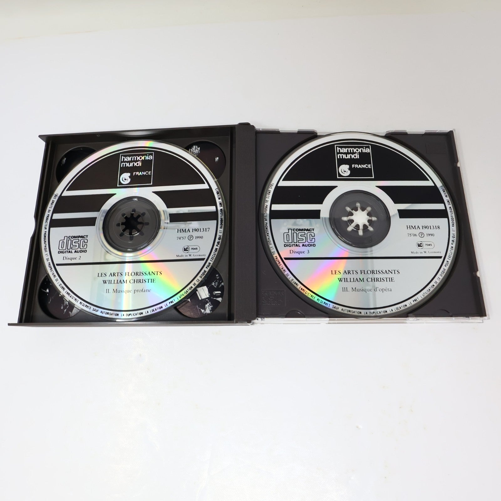 Les Arts Florissants 10 Years/10 Ans CD William Christie Opera Classical 1990