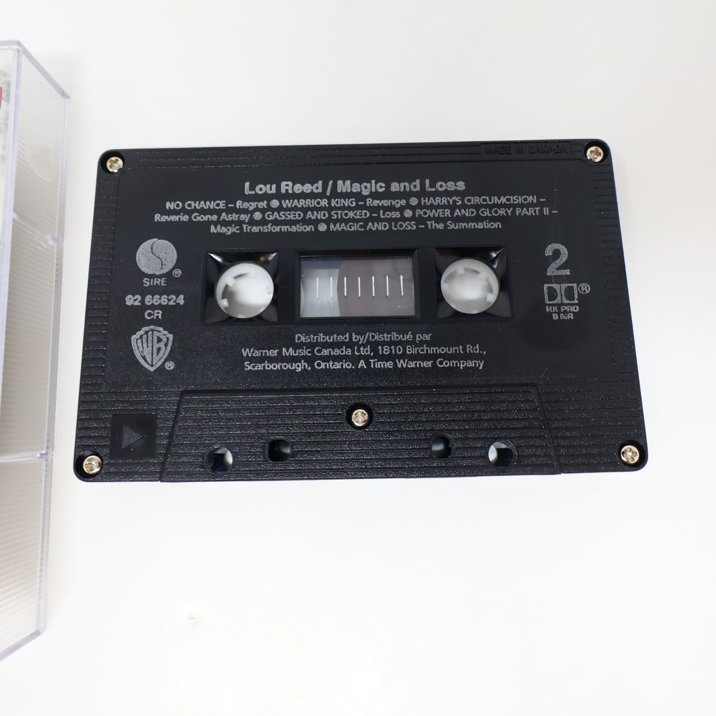 Lou Reed Magic And Loss Cassette Dorita/What's Good/Magician/Dreamin' 92 66624