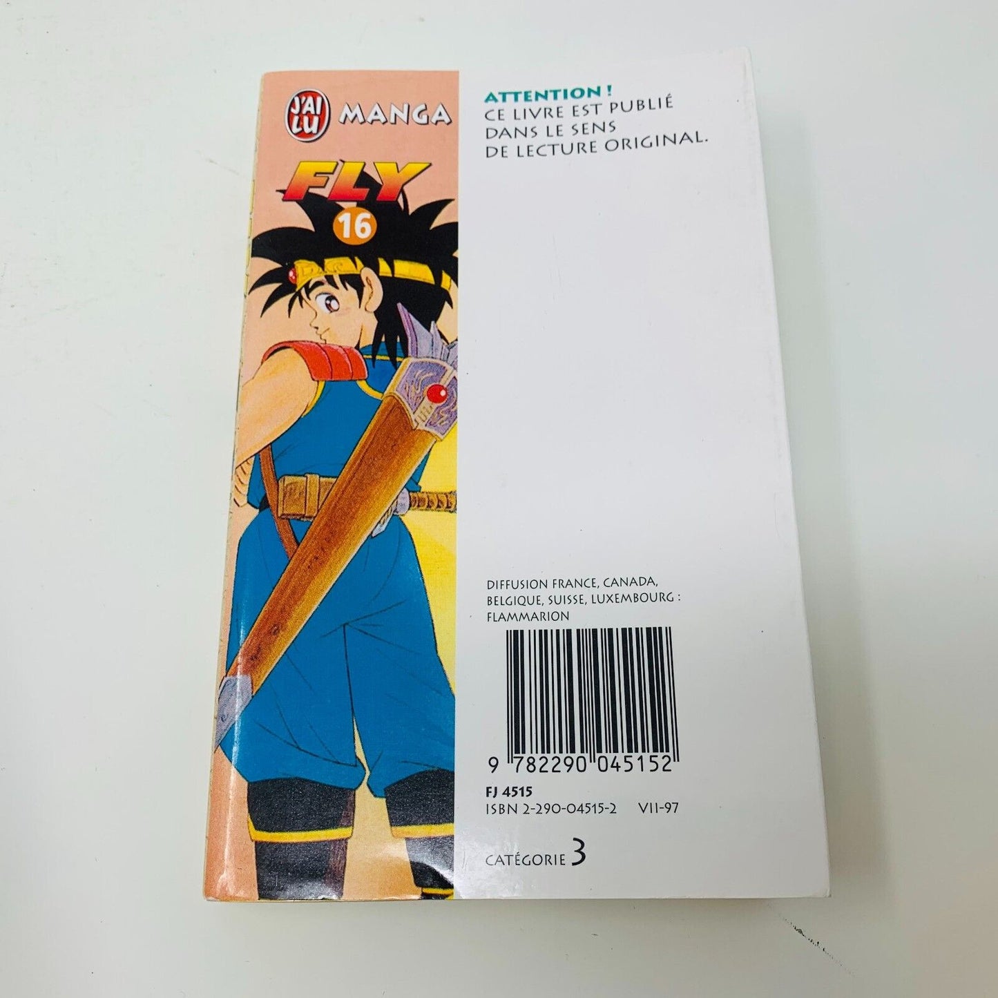 Fly 16-17-18 J'ai Lu Mangas Français Riku Sanjo Koji Inada Dragon Quest Lot de 3