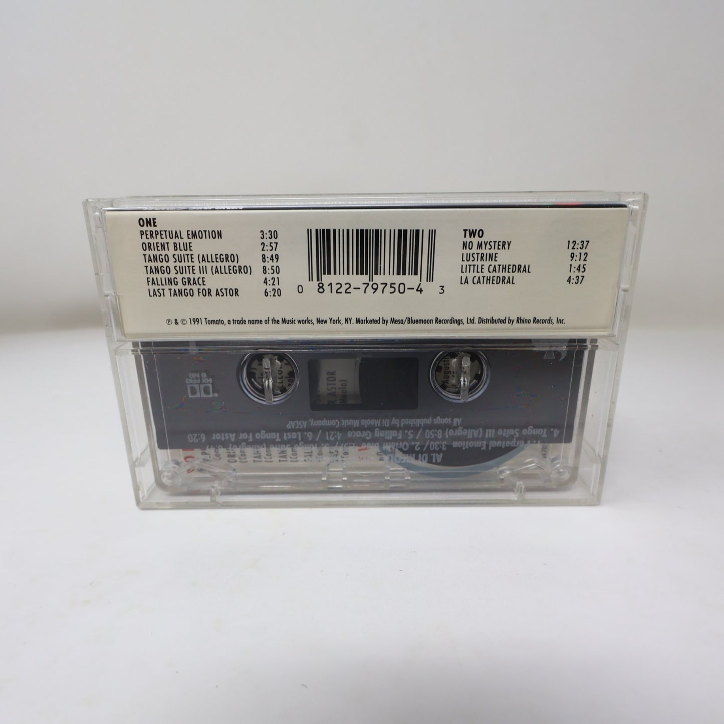 Al Di Meola World Sinfonia Cassette Tomato 1991 R4 79750 Perpetual Emotion