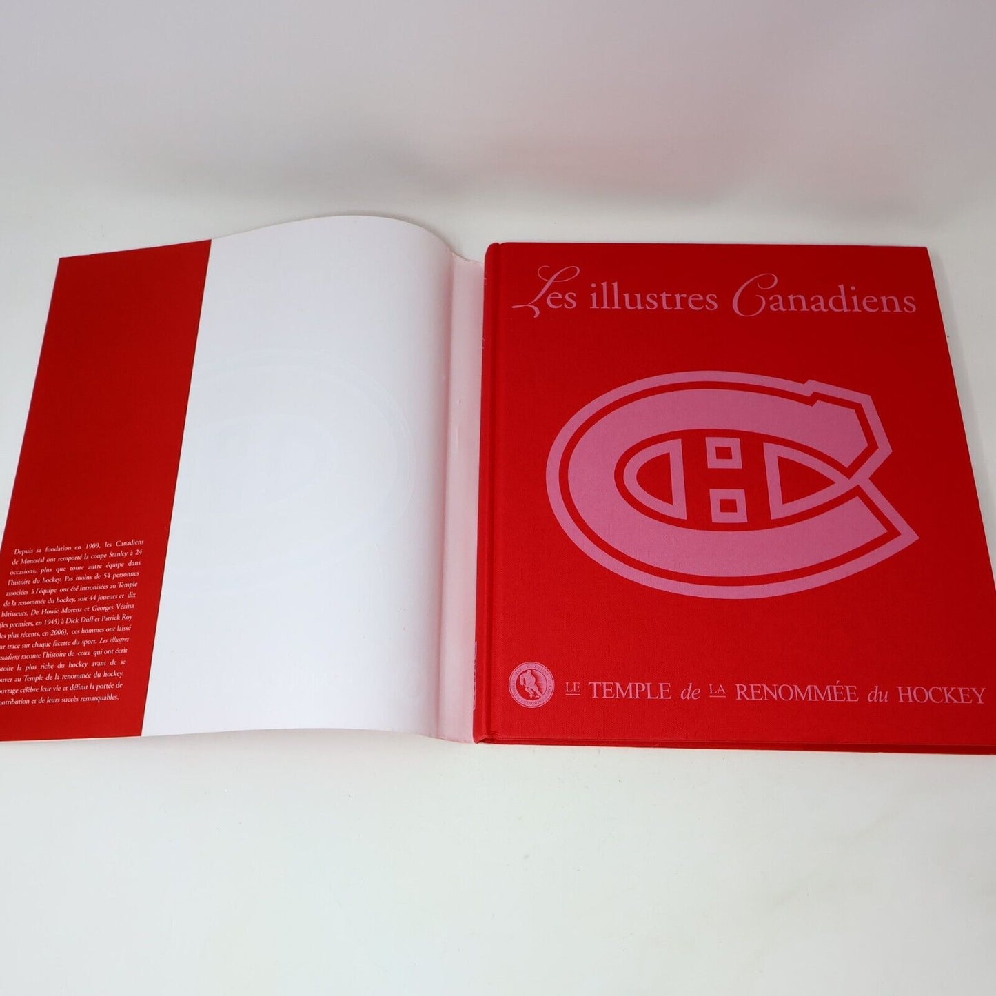 2008 Les Illustres Canadiens Le Temple de la Renommée du Hockey Français Livre