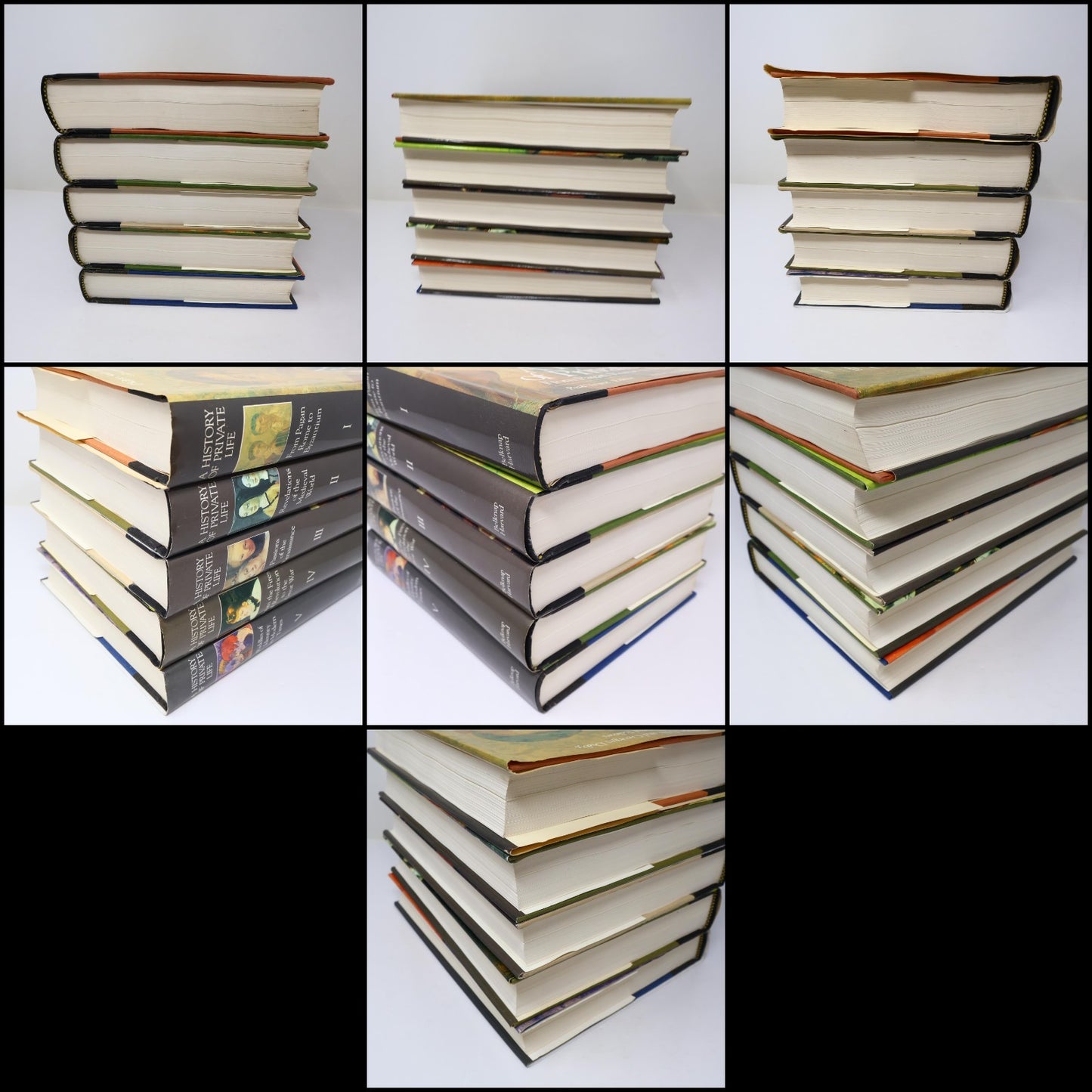 A History of Private Life #1-5 Complete Set 5 Books Lot HC Belknap Harvard