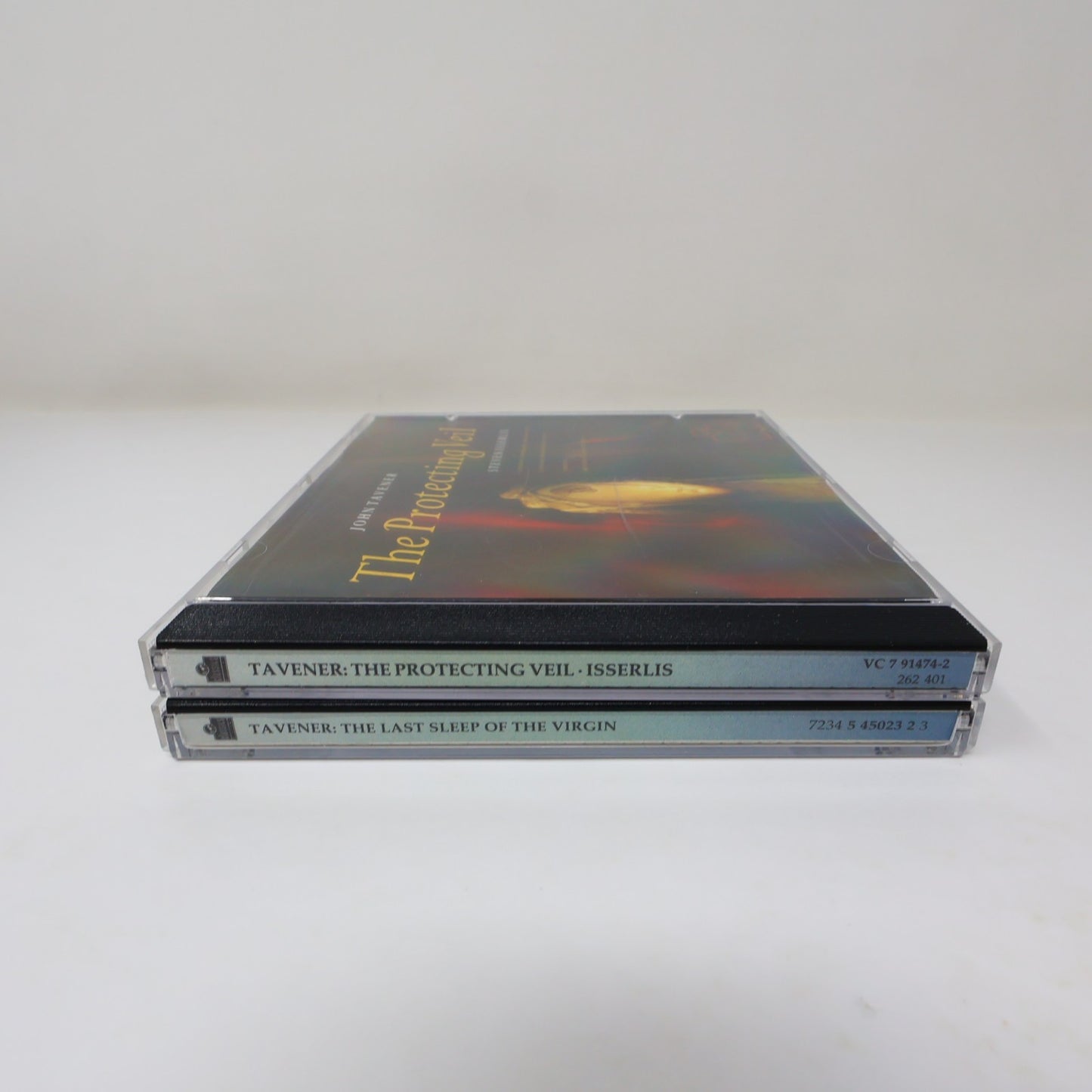 John Tavener/Steven Isserlis 2 CD Lot Protecting Veil/Last Sleep of the Virgin