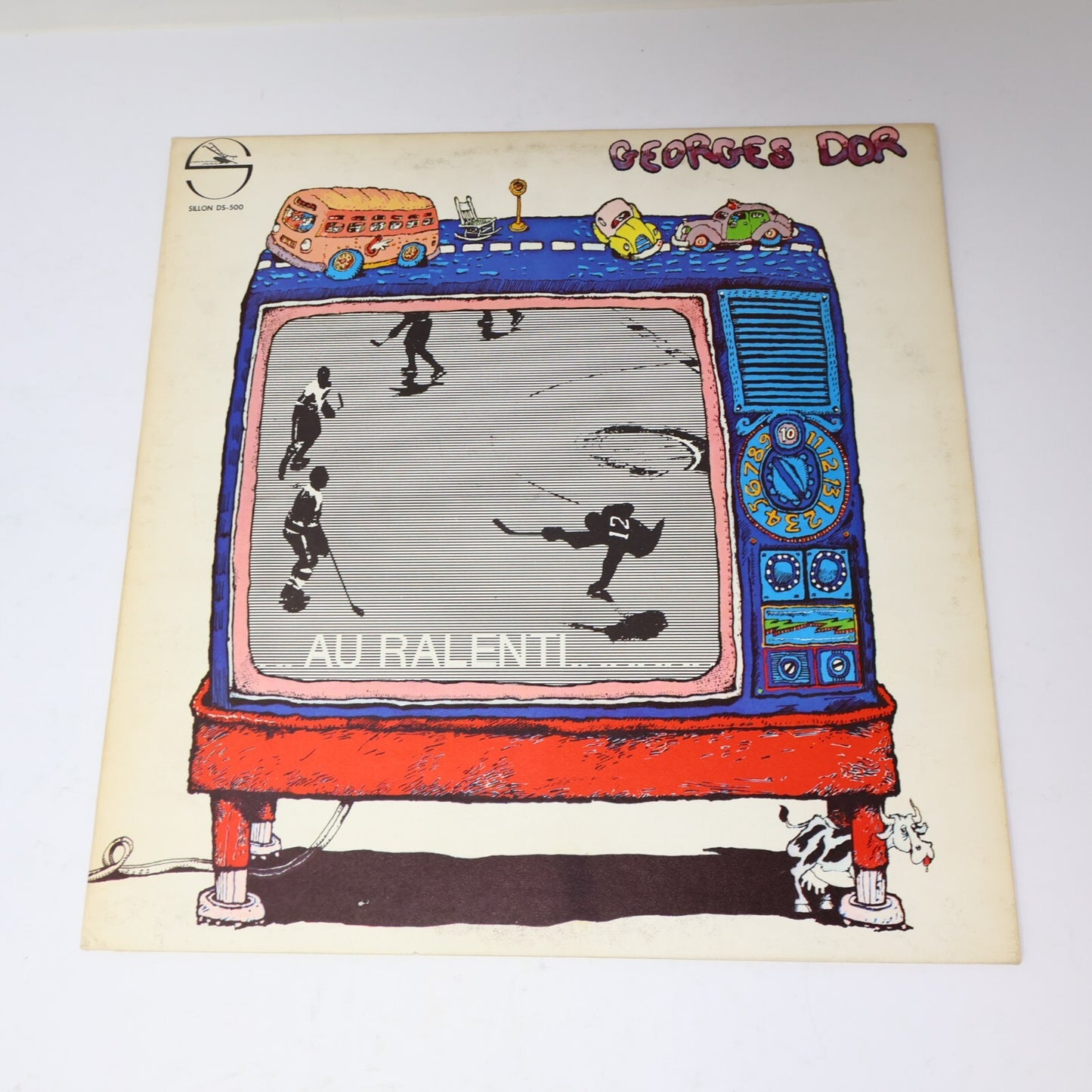 Georges Dor Lot 2 Disques LP Record Vinyl Au Ralenti/Poèmes Et Chansons 1970s