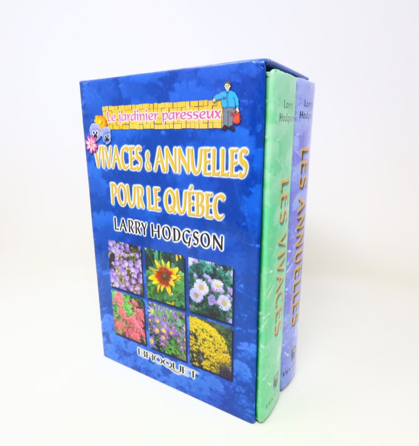 1999 Le Jardinier Paresseux Coffret Les Annuelles/Vivaces de Larry Hodgson Livre