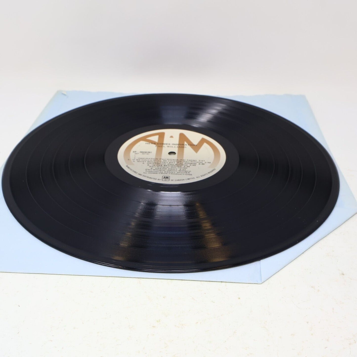 Paul Williams Here Comes Inspiration LP Record Vinyl 1974 SP-3606 A&M Canada