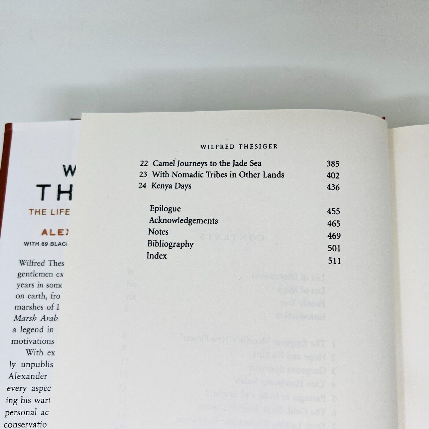 2006 Wilfred Thesiger The Life of the Great Explorer by Alexander Maitland HC DJ