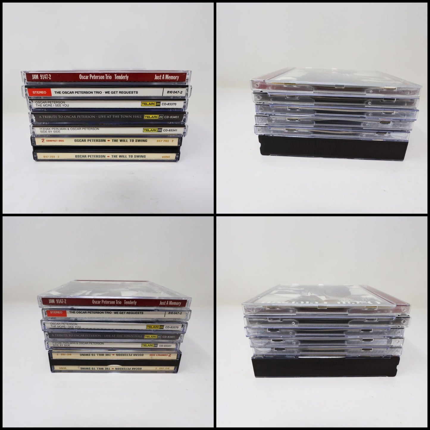 Oscar Peterson 6 CDs Lot The More I See You/Side By Side/Tenderly Jazz Blues