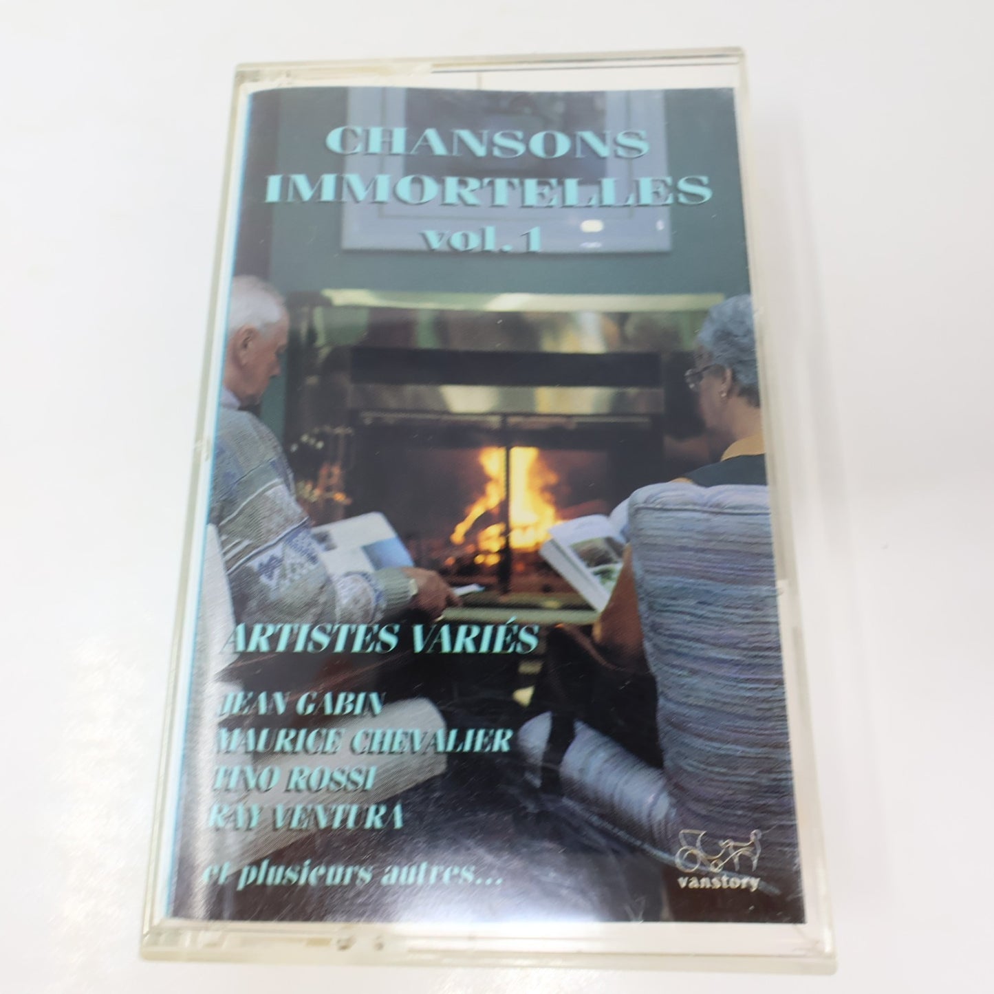 Chansons Immortelles #1-2 Lot 2 Cassette Jean Gabin/Tino Rossi/Ray Ventura/Celis