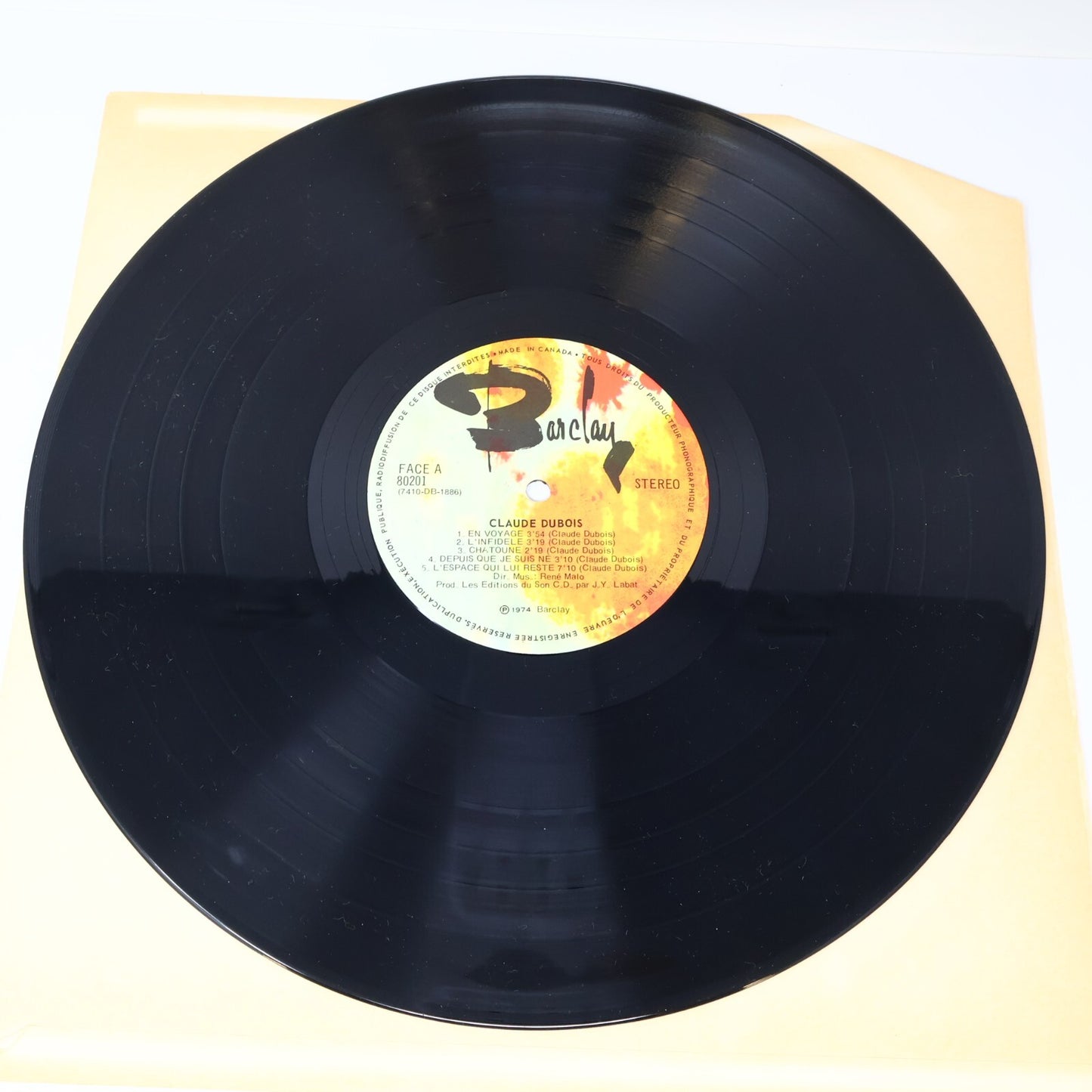 Claude Dubois Lot 3 Disques LP Record Touchez du Bois/Éponyme Québécois 1970s
