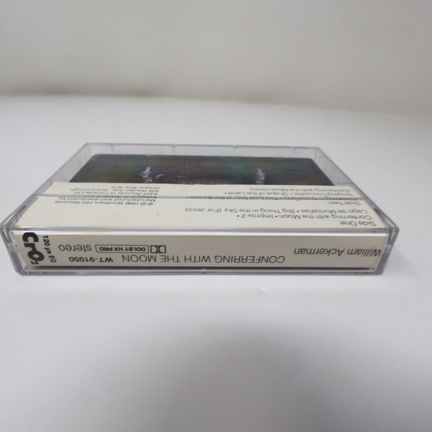 William Ackerman Conferring With The Moon Cassette Windham Hill Records 1986
