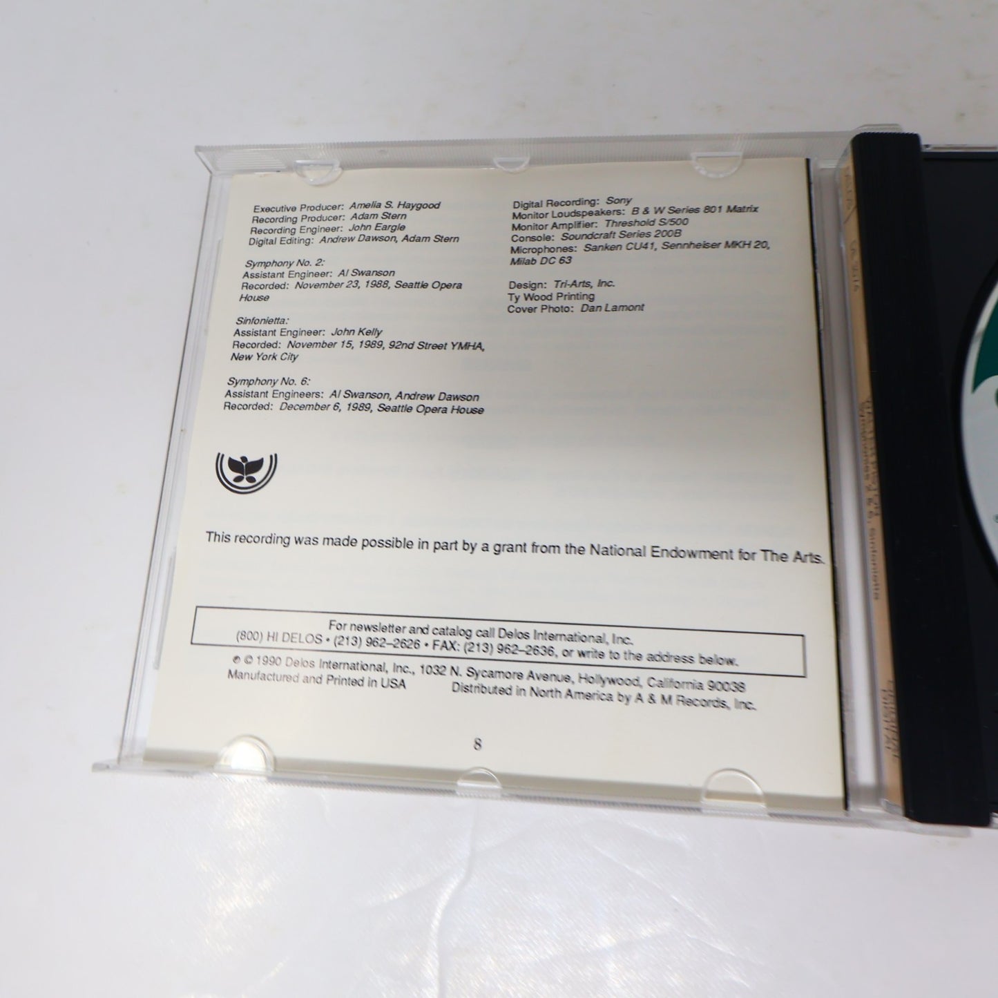 Walter Piston 3 CDs Lot Violin Concertos #1-2/Chamber Music/Symphonies 2 & 6