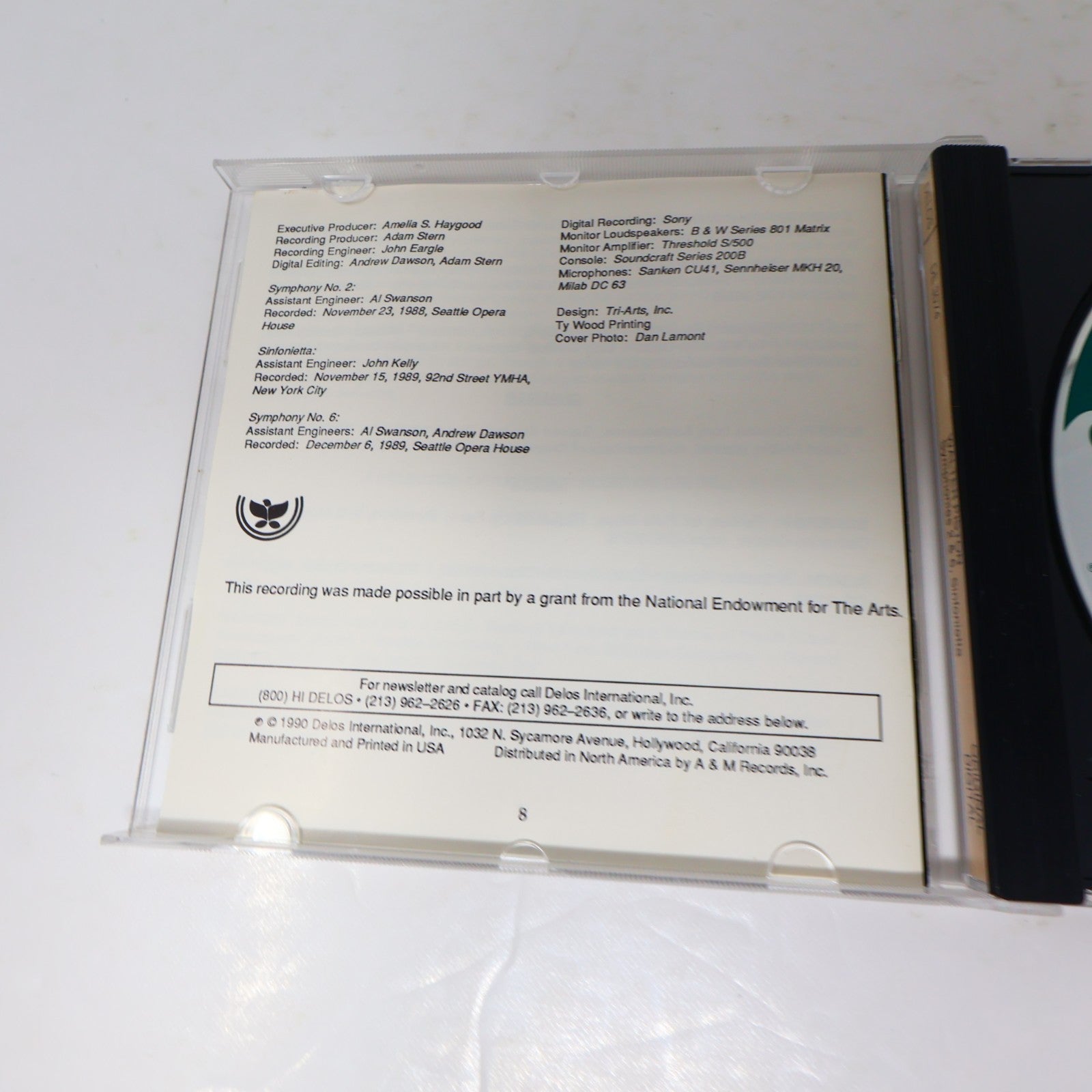 Walter Piston 3 CDs Lot Violin Concertos #1-2/Chamber Music/Symphonies 2 & 6