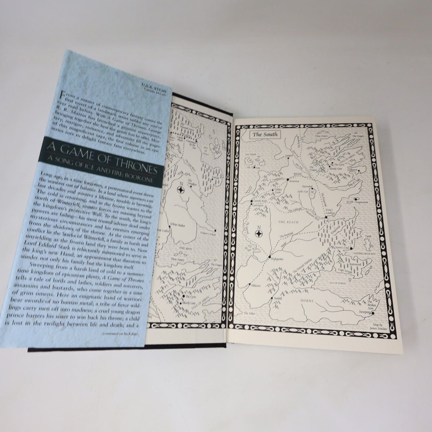 2002 A Game of Thrones by George R. R. Martin Hardcover HC Bantam Fantasy Action