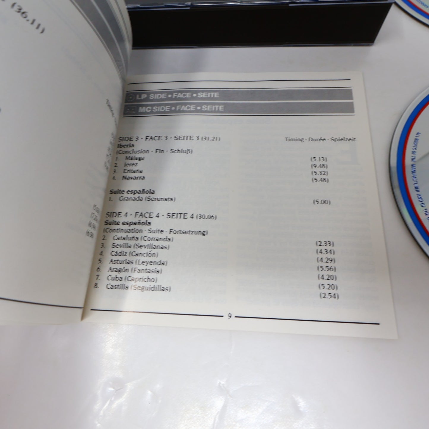 Alicia De Larrocha Isaac Albéniz Iberia/Navarra/Suite Espaňola Double CD 1988